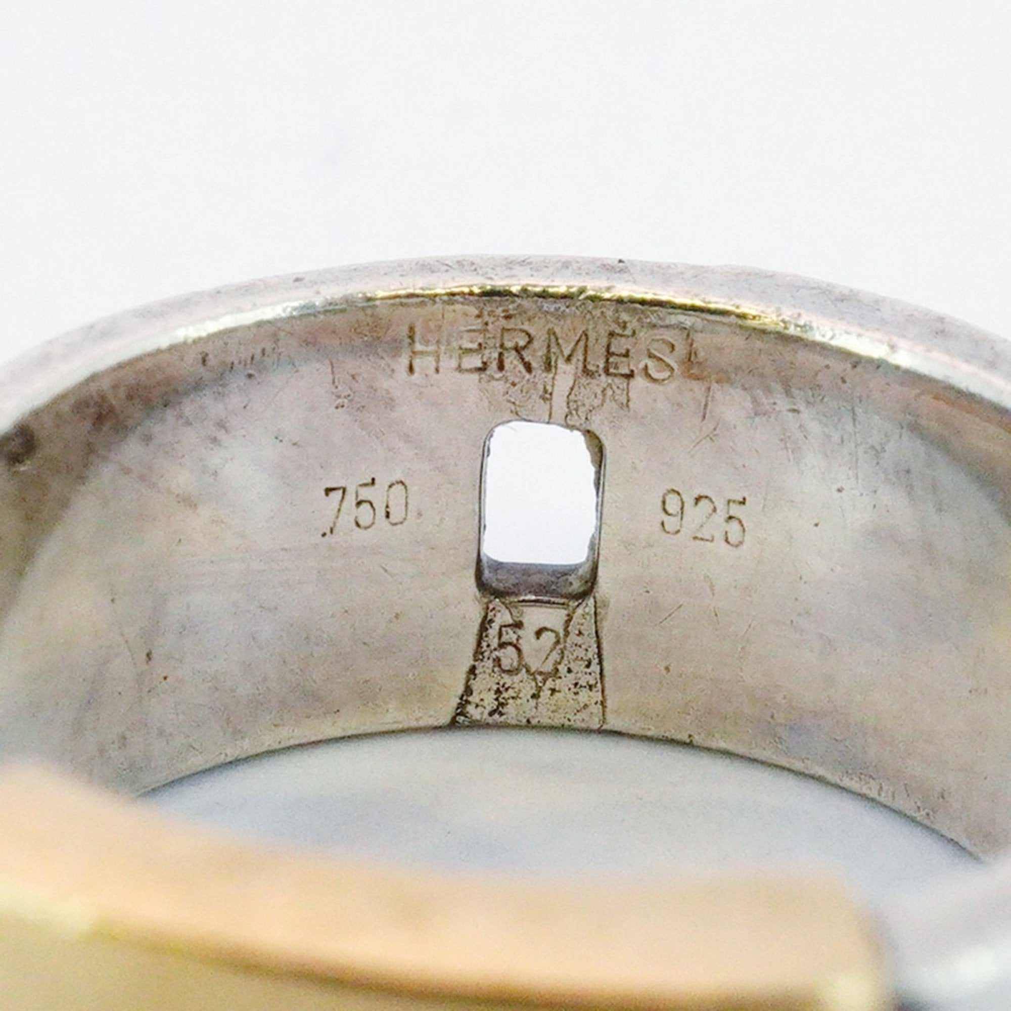 Ring 18K Yellow Gold and Sterling Silver