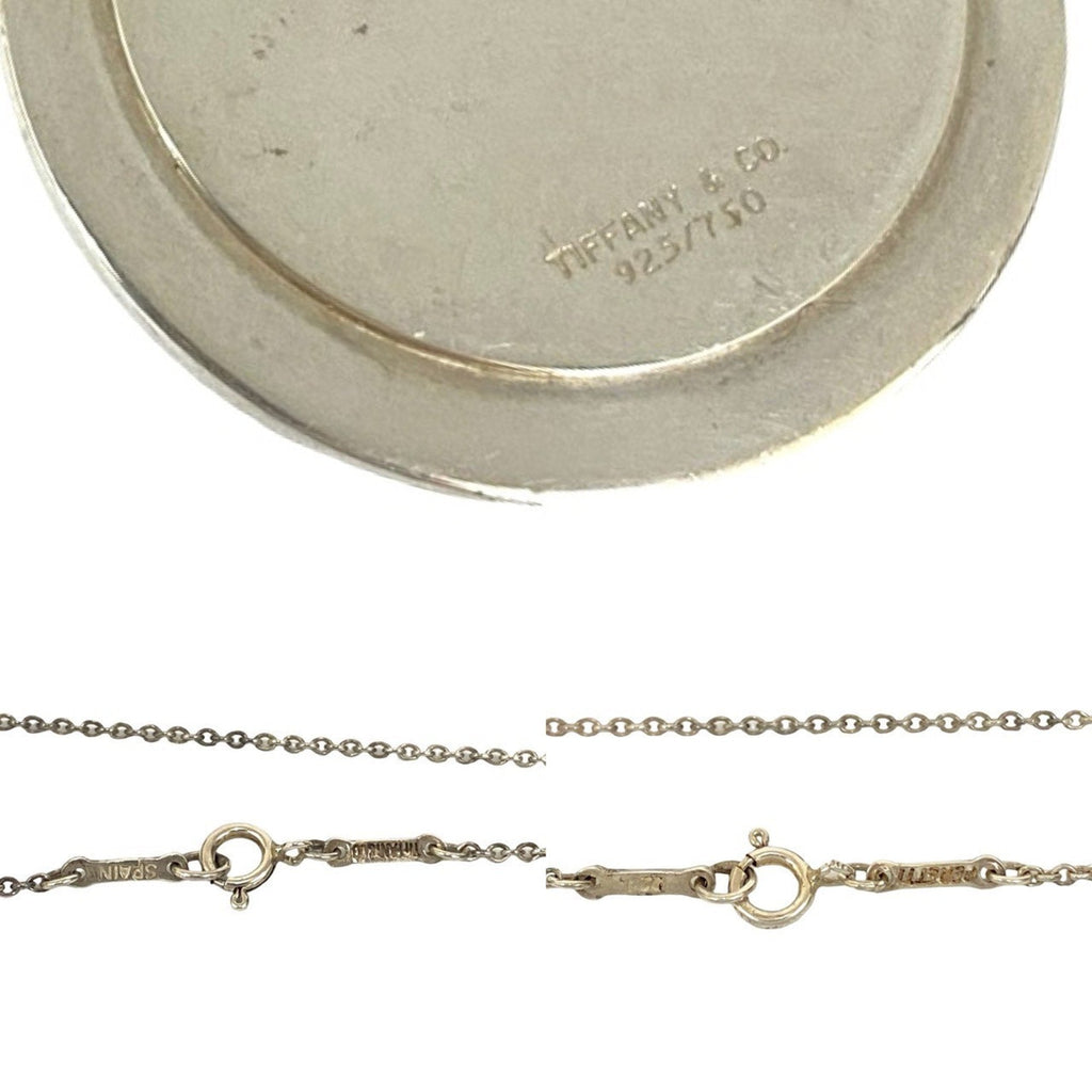 Coin Pendant Necklace 18K Gold and Sterling Silver