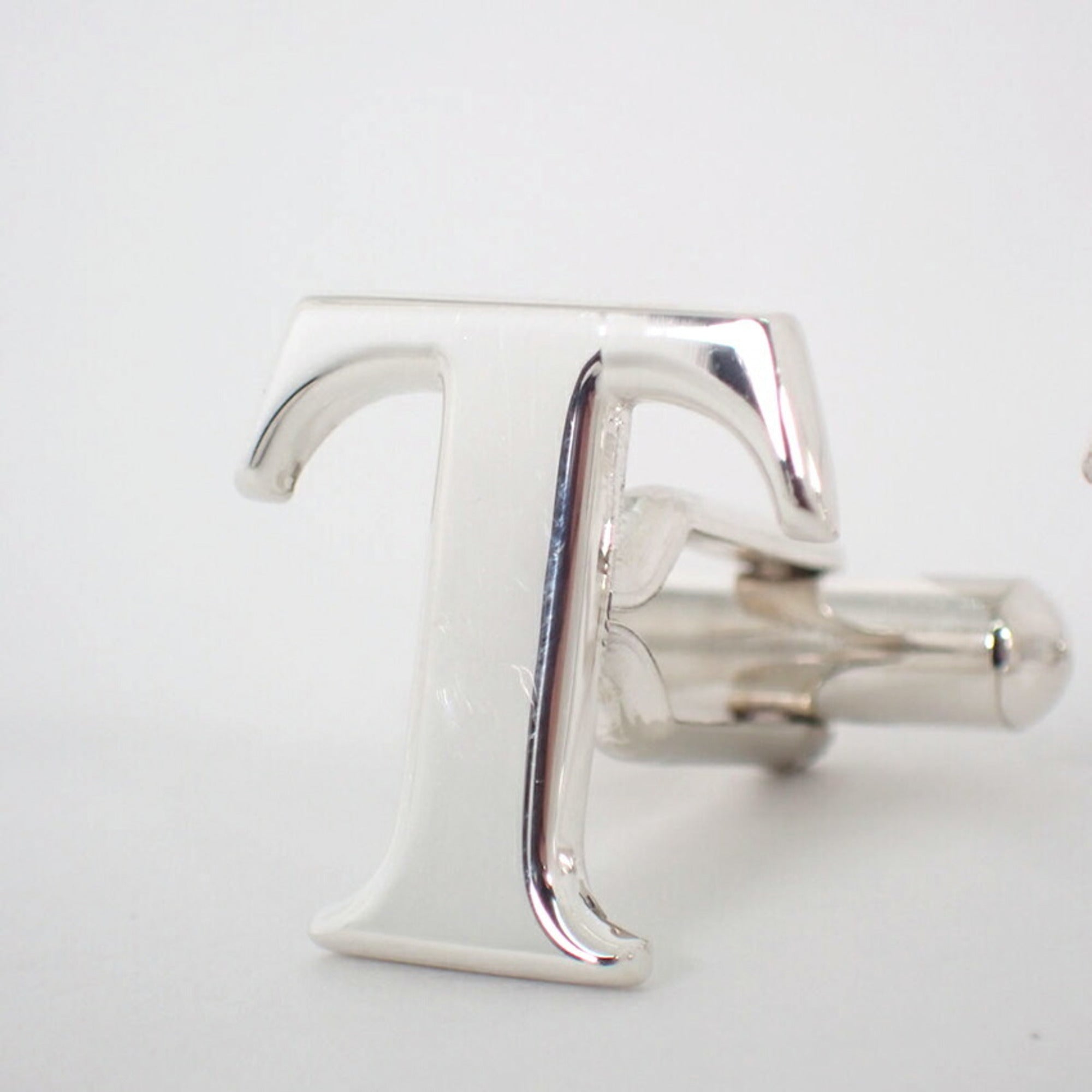 T Cufflinks Sterling Silver Bracelet