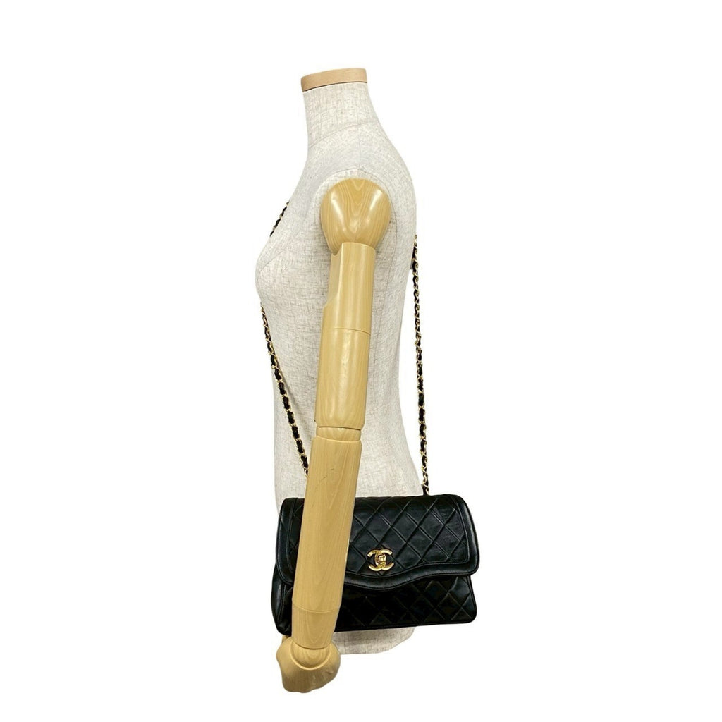 Vintage CC Chain Flap Bag Quilted Lambskin Medium