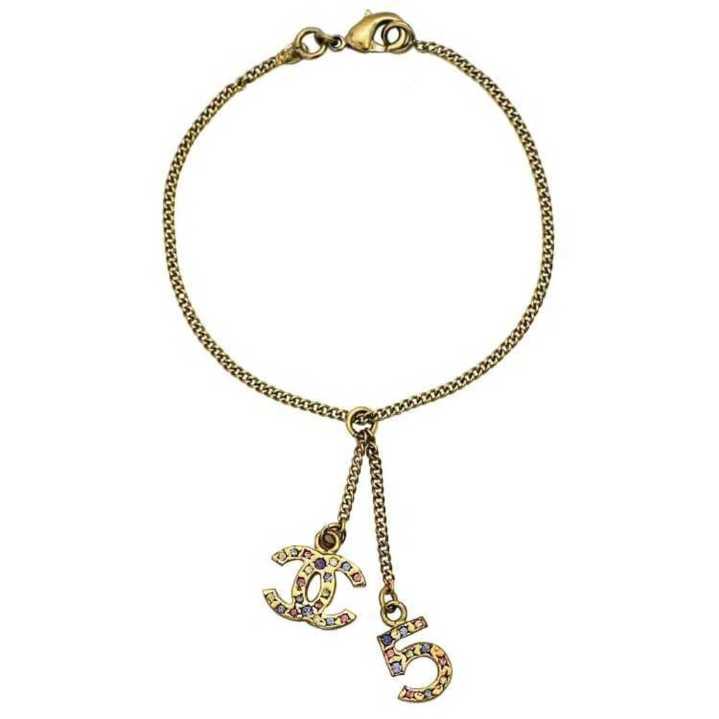 CC Logo Chain Bracelet Metal