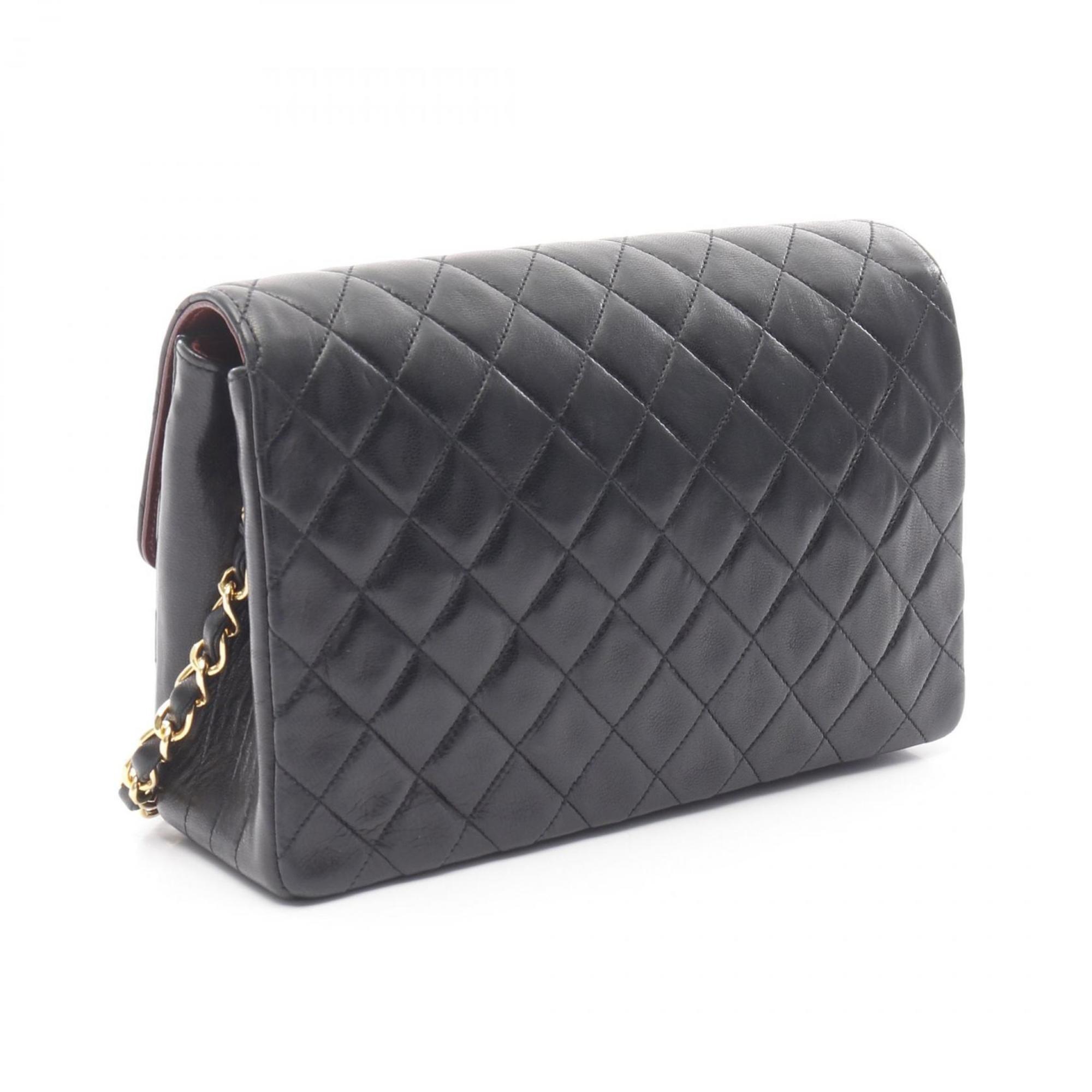 Vintage CC Chain Flap Bag Quilted Lambskin Medium
