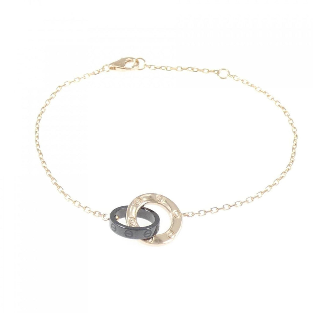 Love Bracelet Pink Ceramic and Diamond
