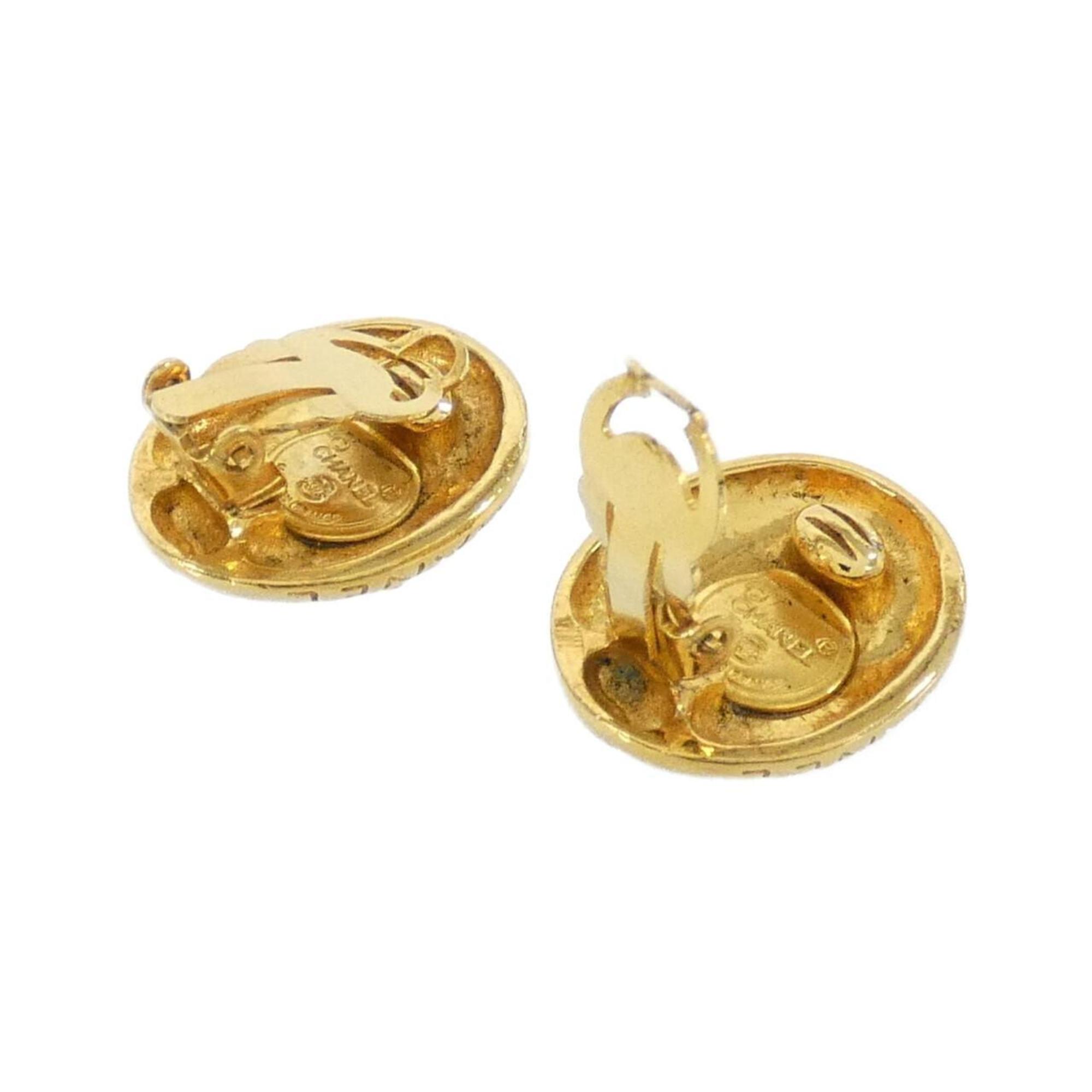 Earrings Gold-Tone Metal