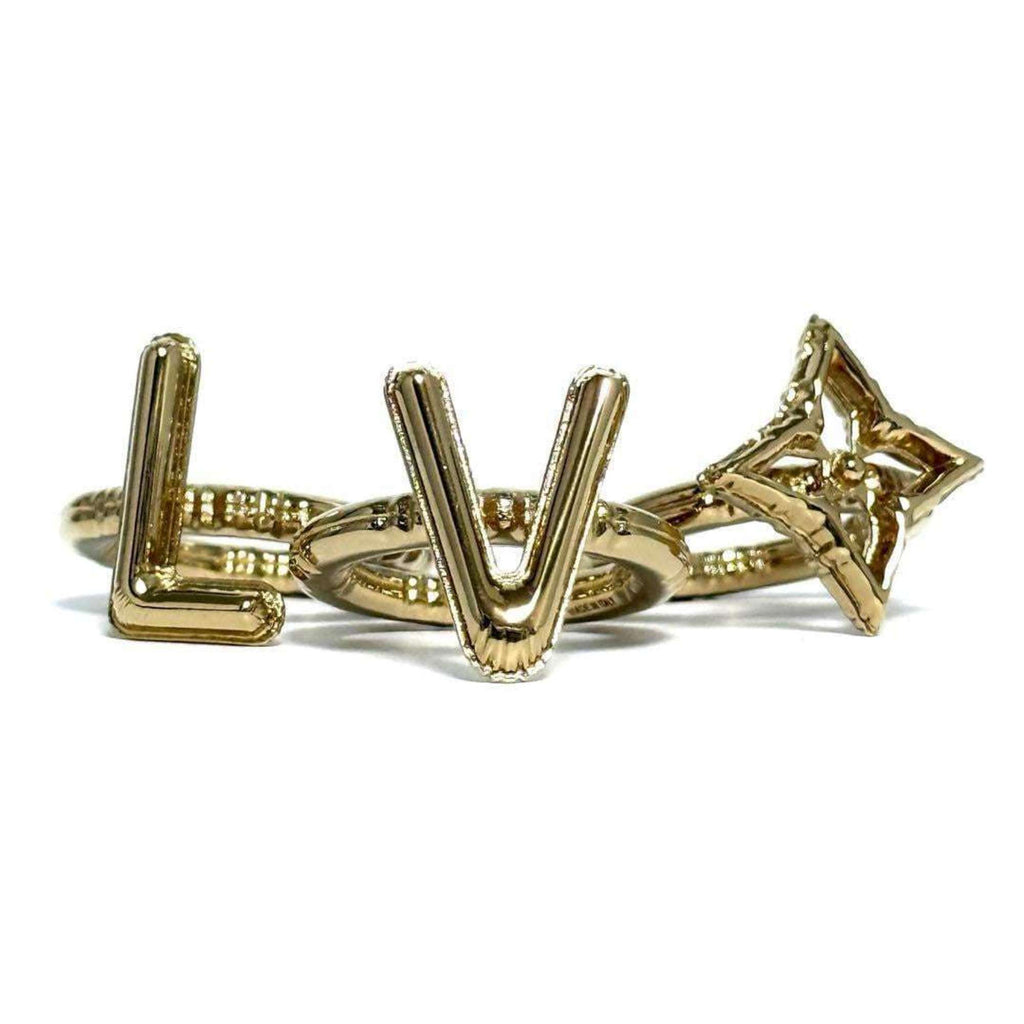 Balloon Ring Set Of 3 Metal
