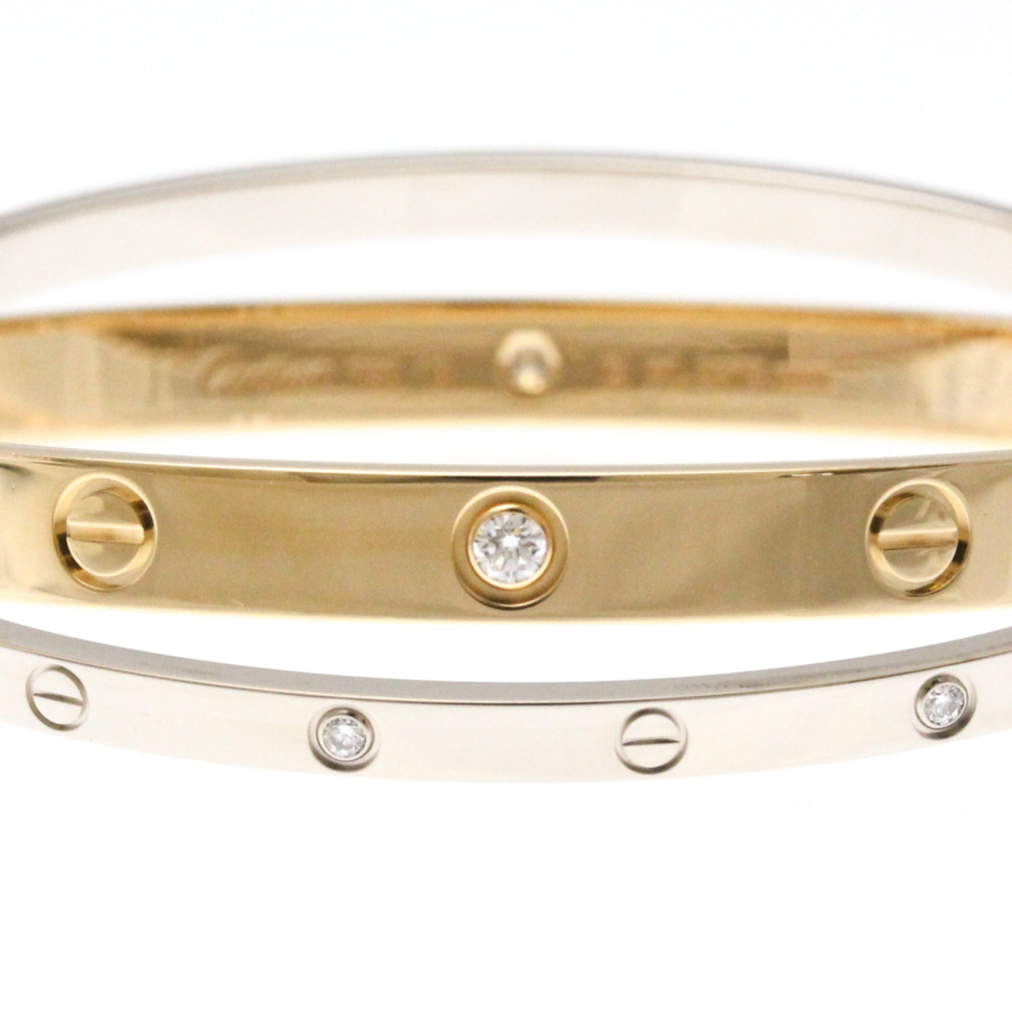Bracelet 18K Rose Gold and 18K White Gold with Diamond
