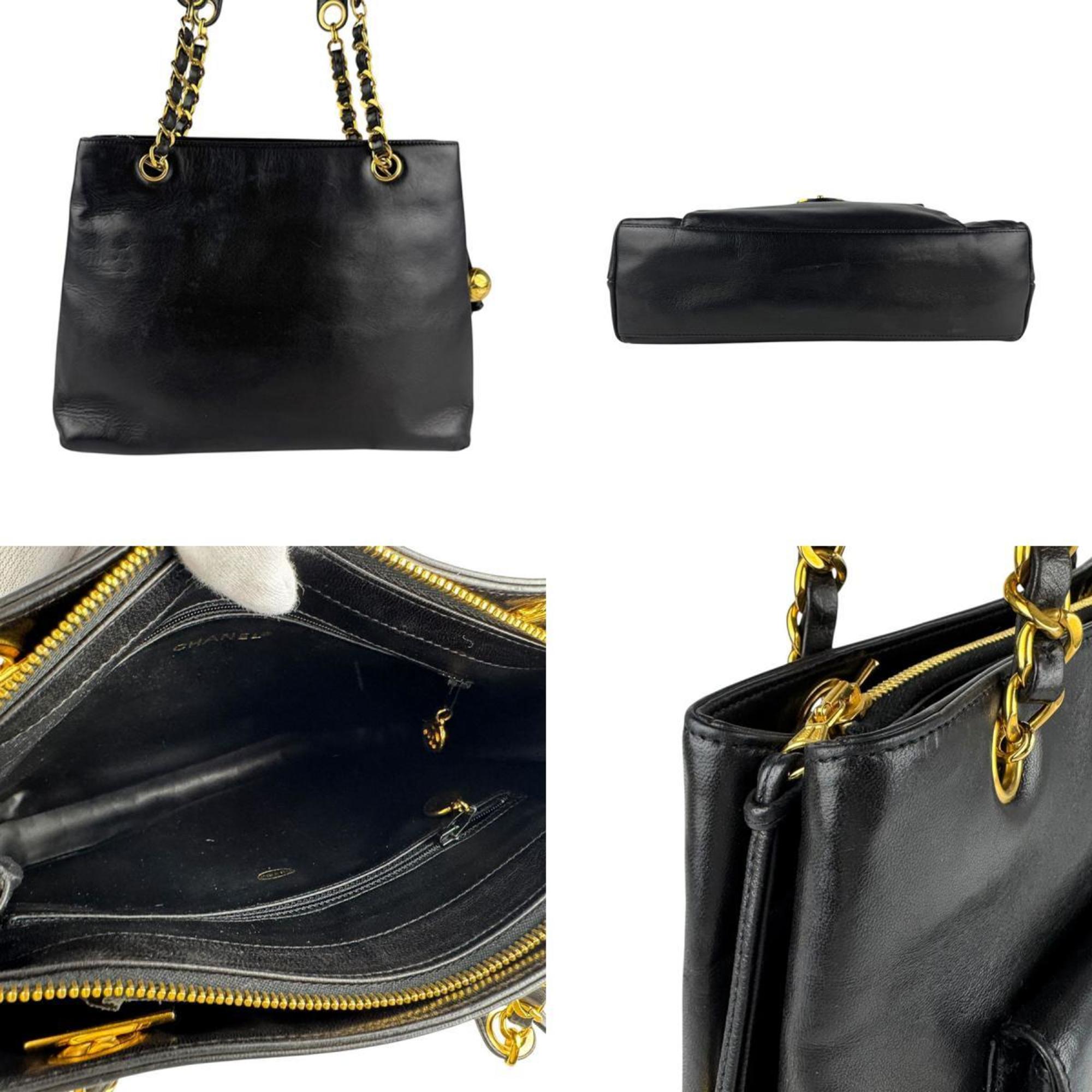 Vintage Front Pocket Tote Caviar Medium