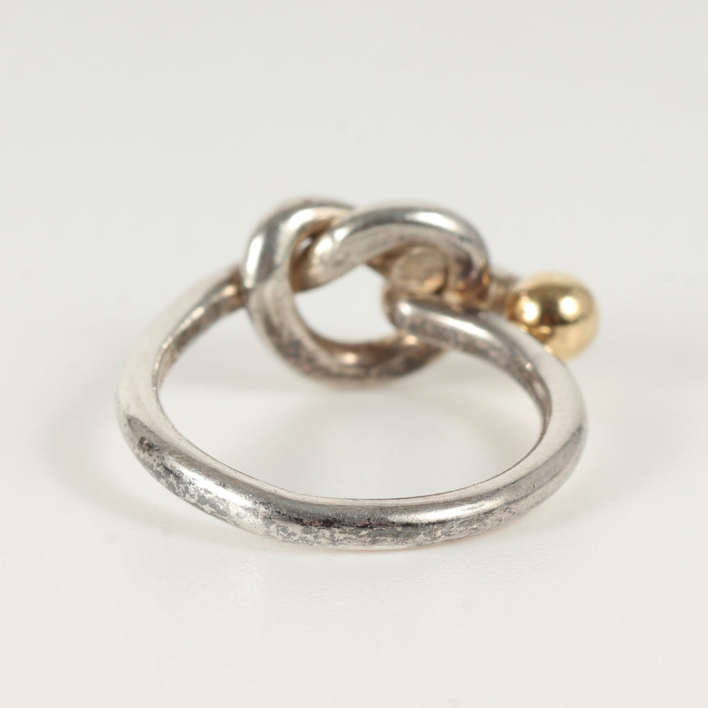 Combination Ring Sterling Silver and 18K Yellow Gold