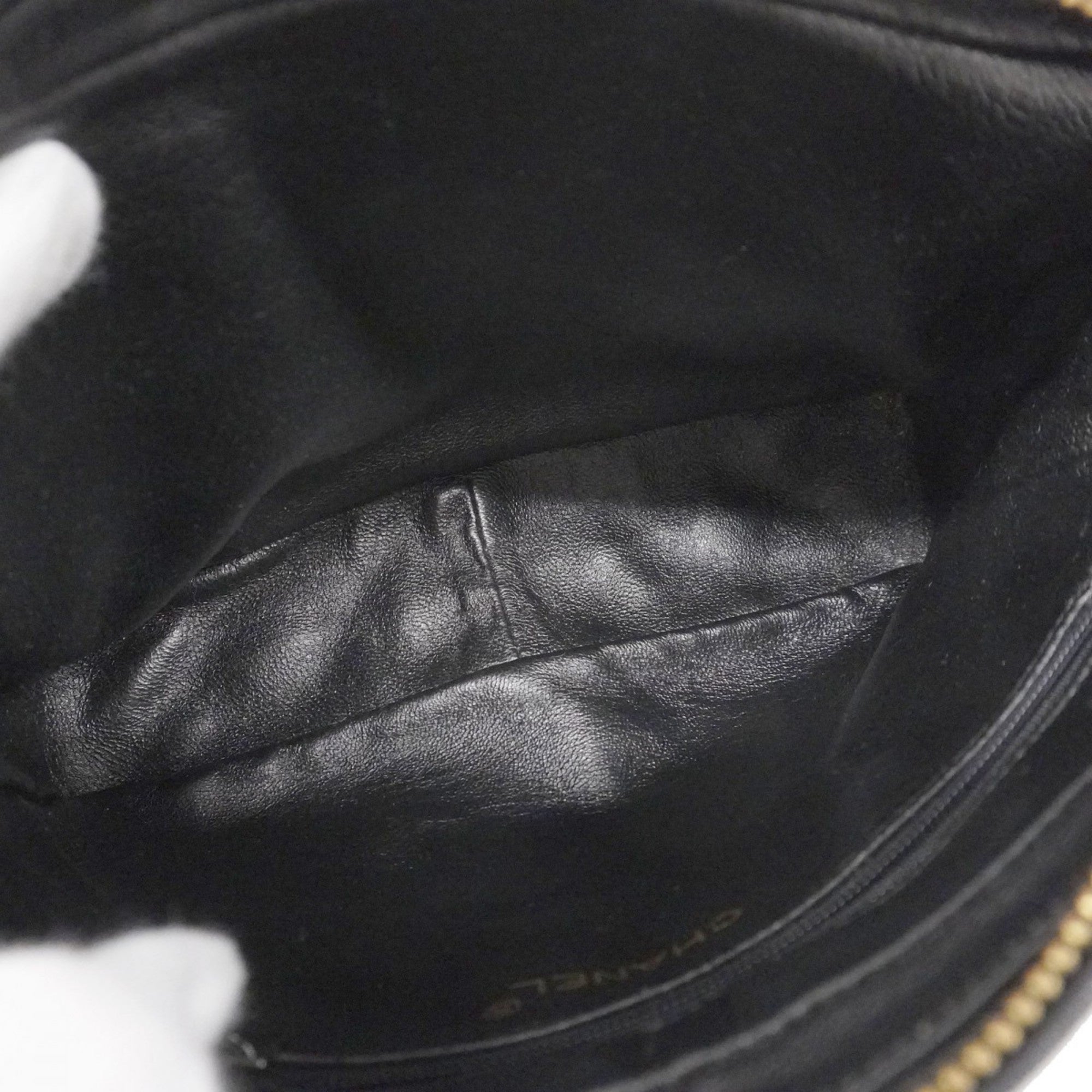 Vintage Front Pocket Camera Bag Quilted Lambskin Medium