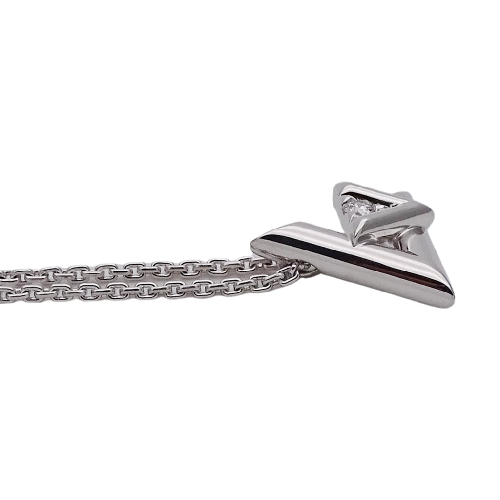 Volt One Pendant Necklace 18K White Gold Mini