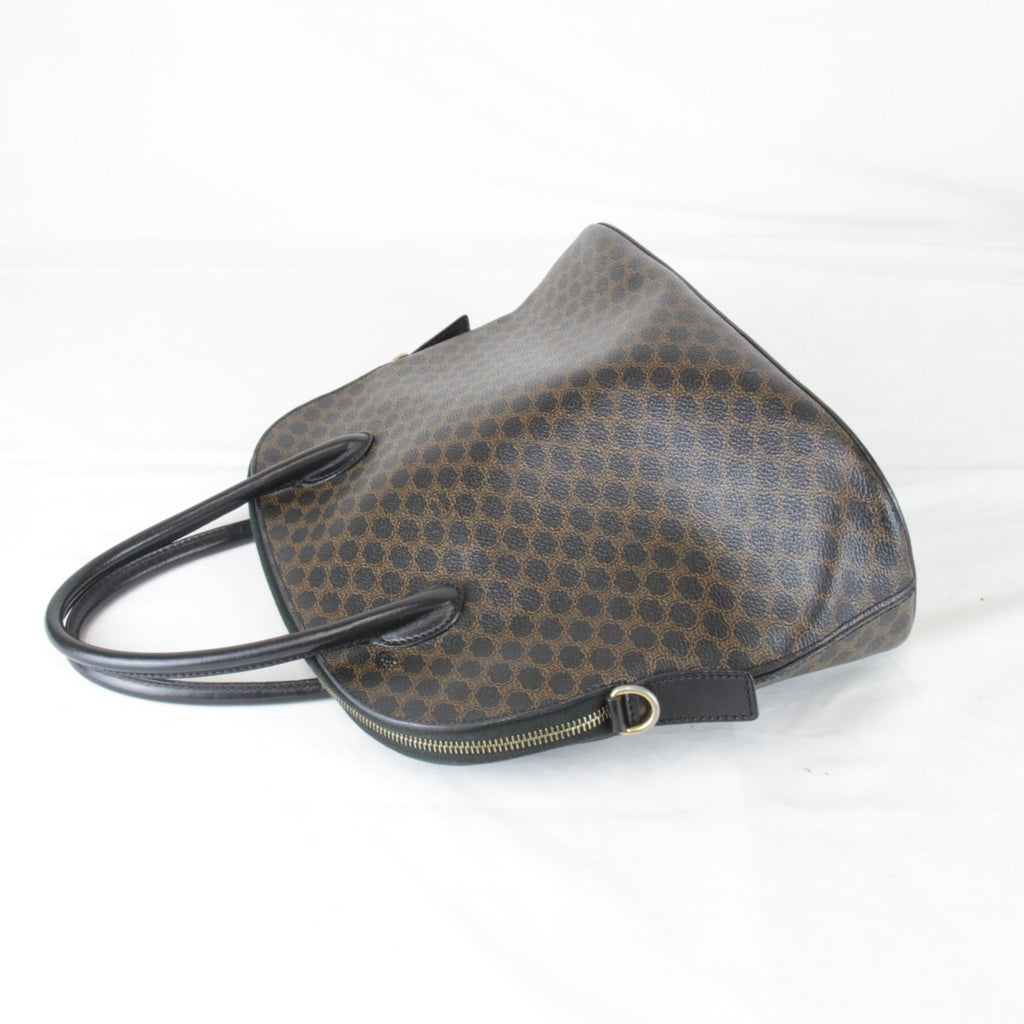 Vintage Duffle Bag Macadam Coated Canvas Large