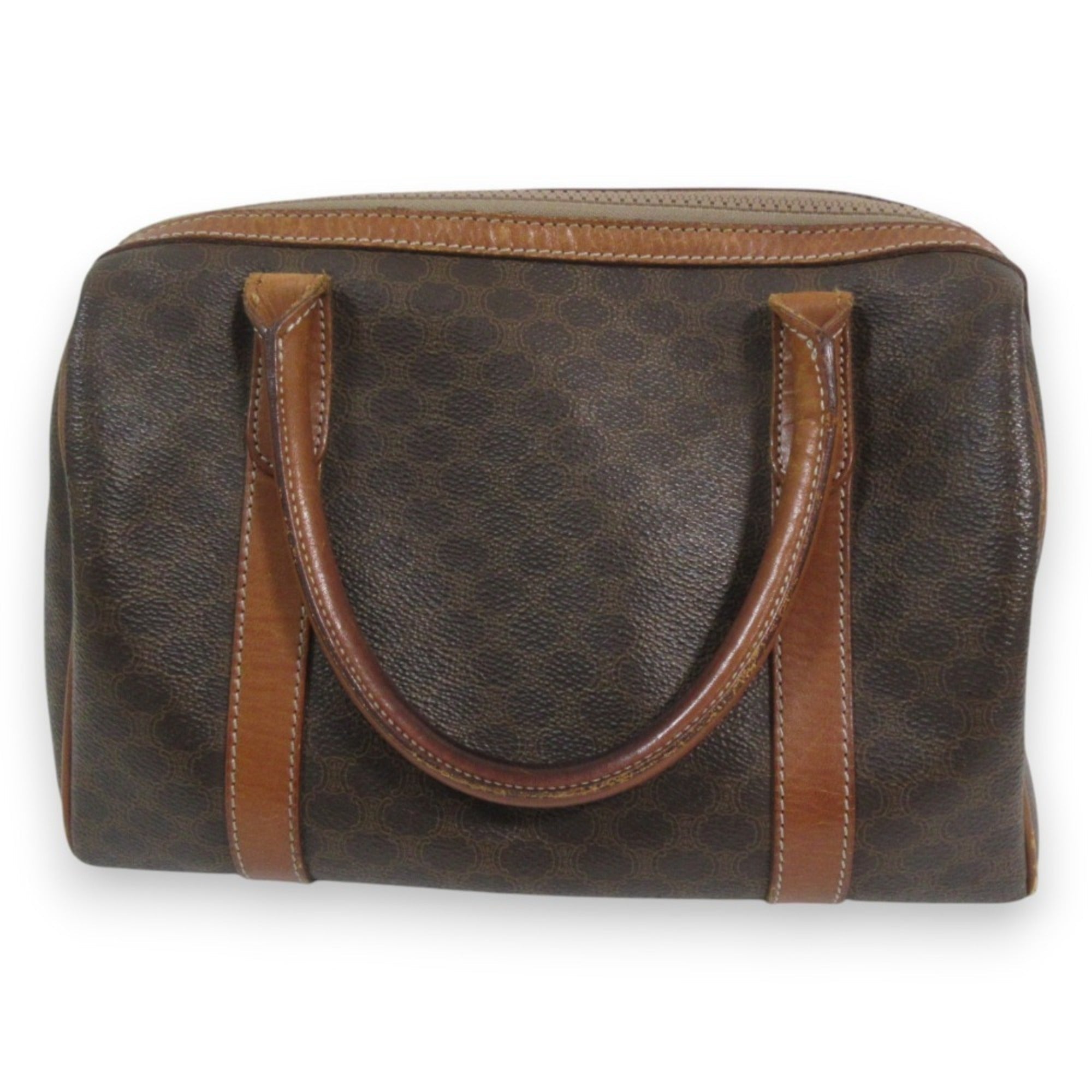 Boston Bag Triomphe Coated Canvas Small
