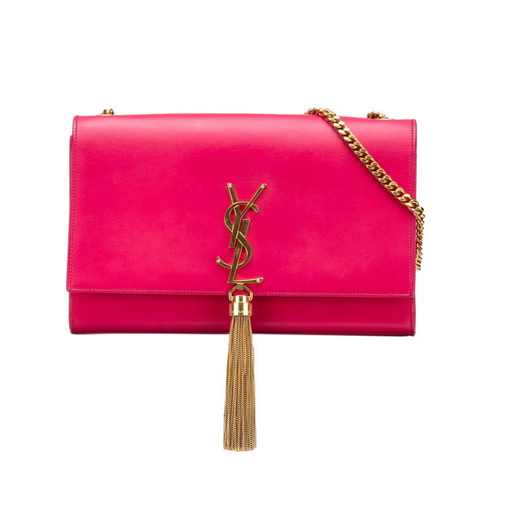 Classic Monogram Tassel Crossbody Bag Leather Medium