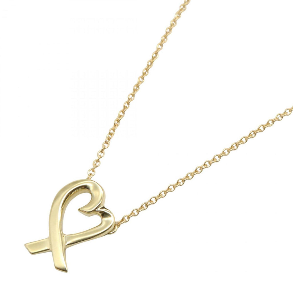 Loving Heart Pendant Necklace 18K Yellow Gold