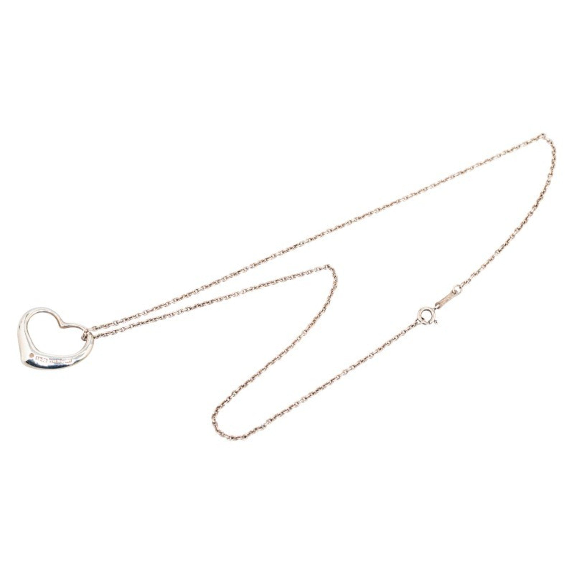 Heart Pendant Necklace Sterling Silver