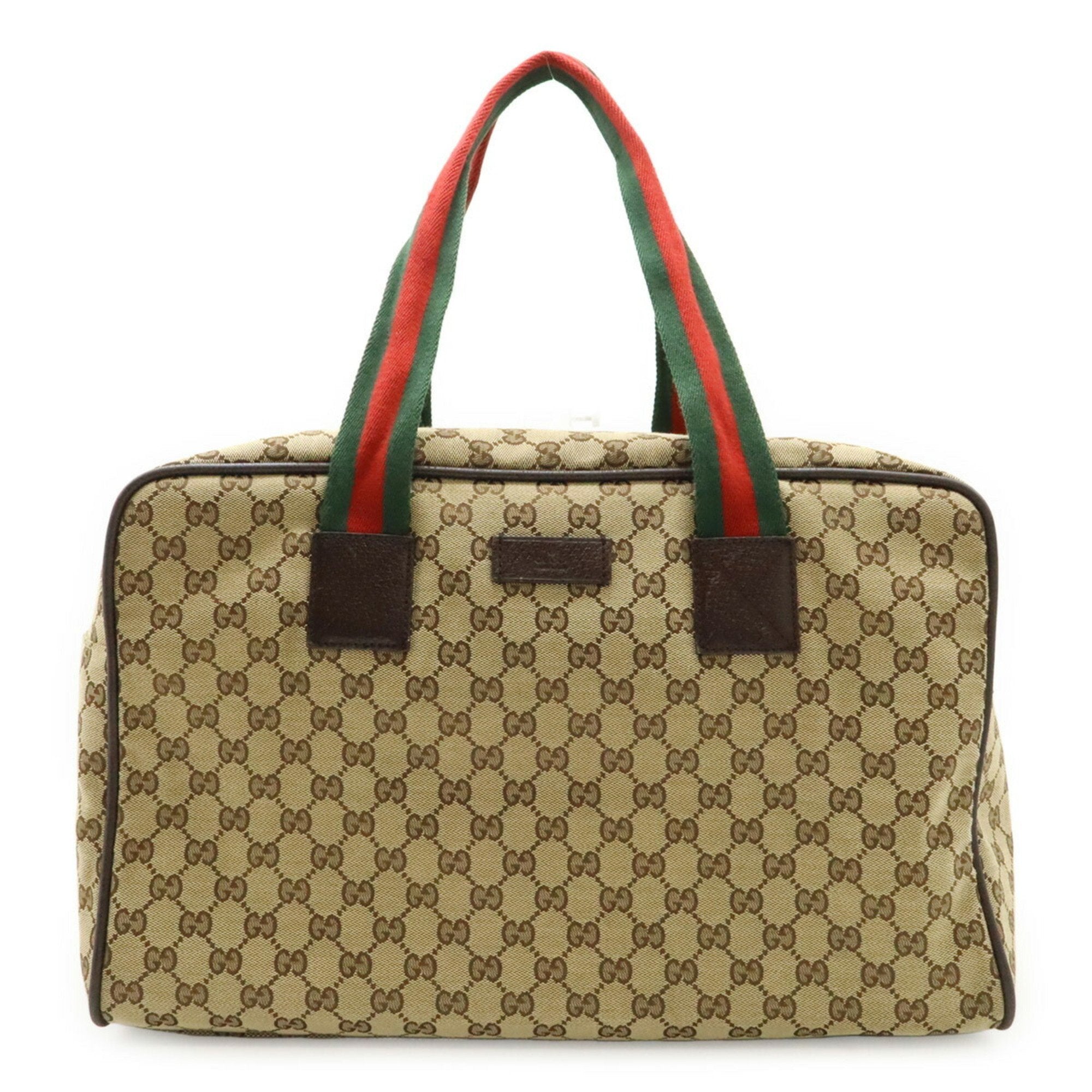 Web Carry On Duffle Bag GG Canvas Large