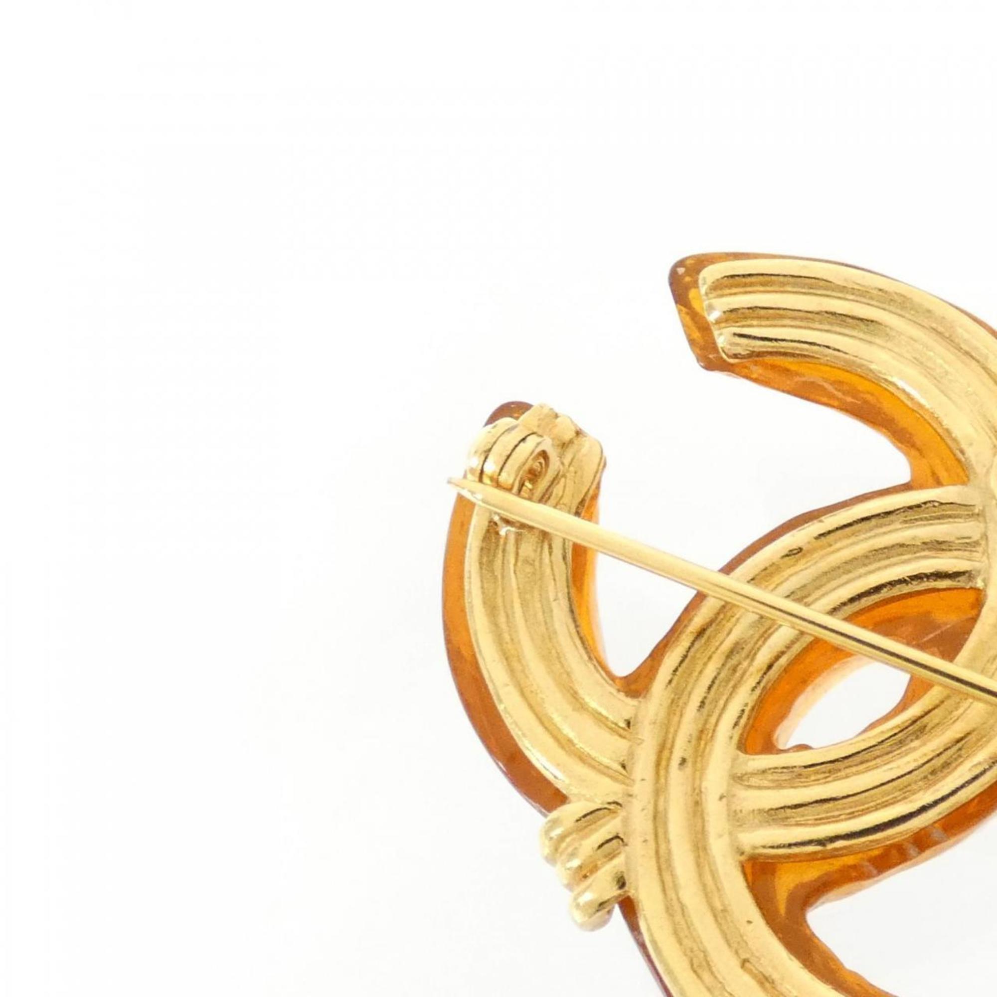 Brooch Brown and Gold