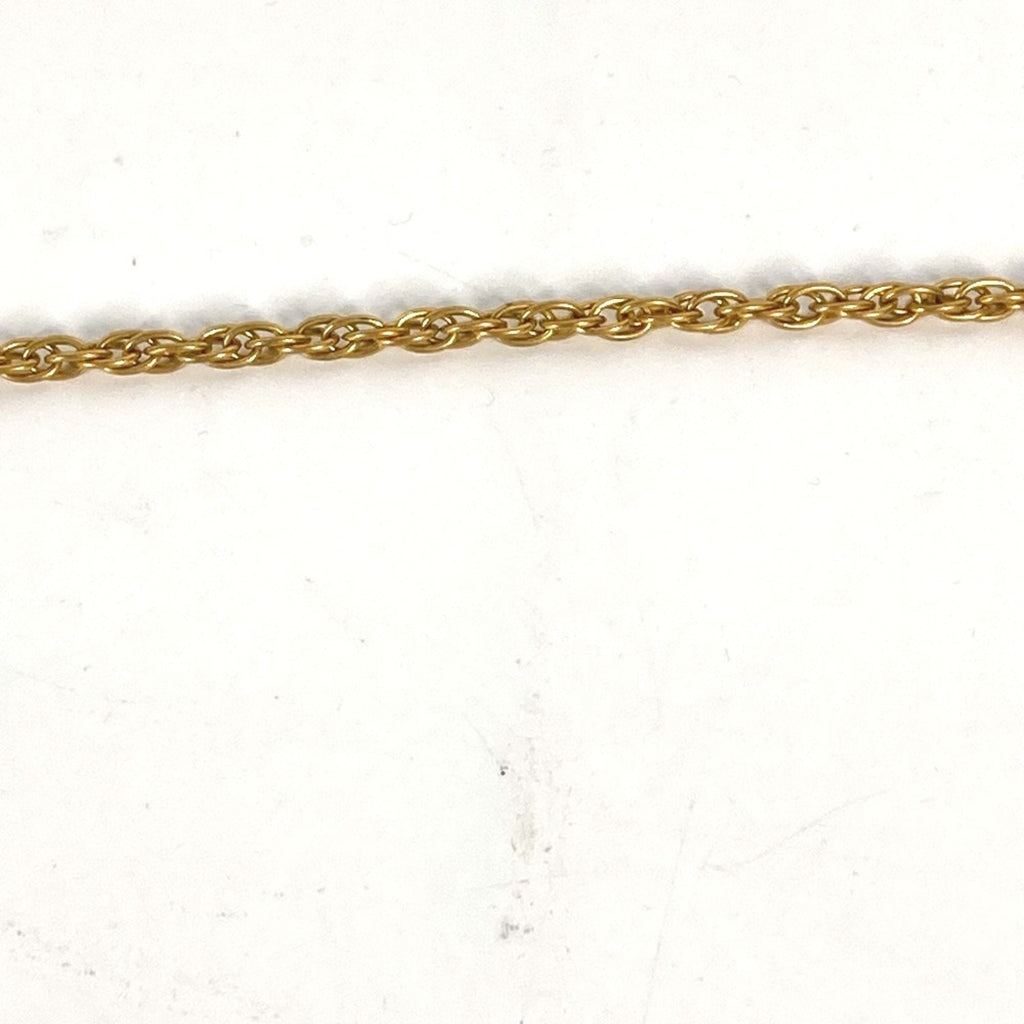 CC Logo Chain Necklace Gold-Tone Metal