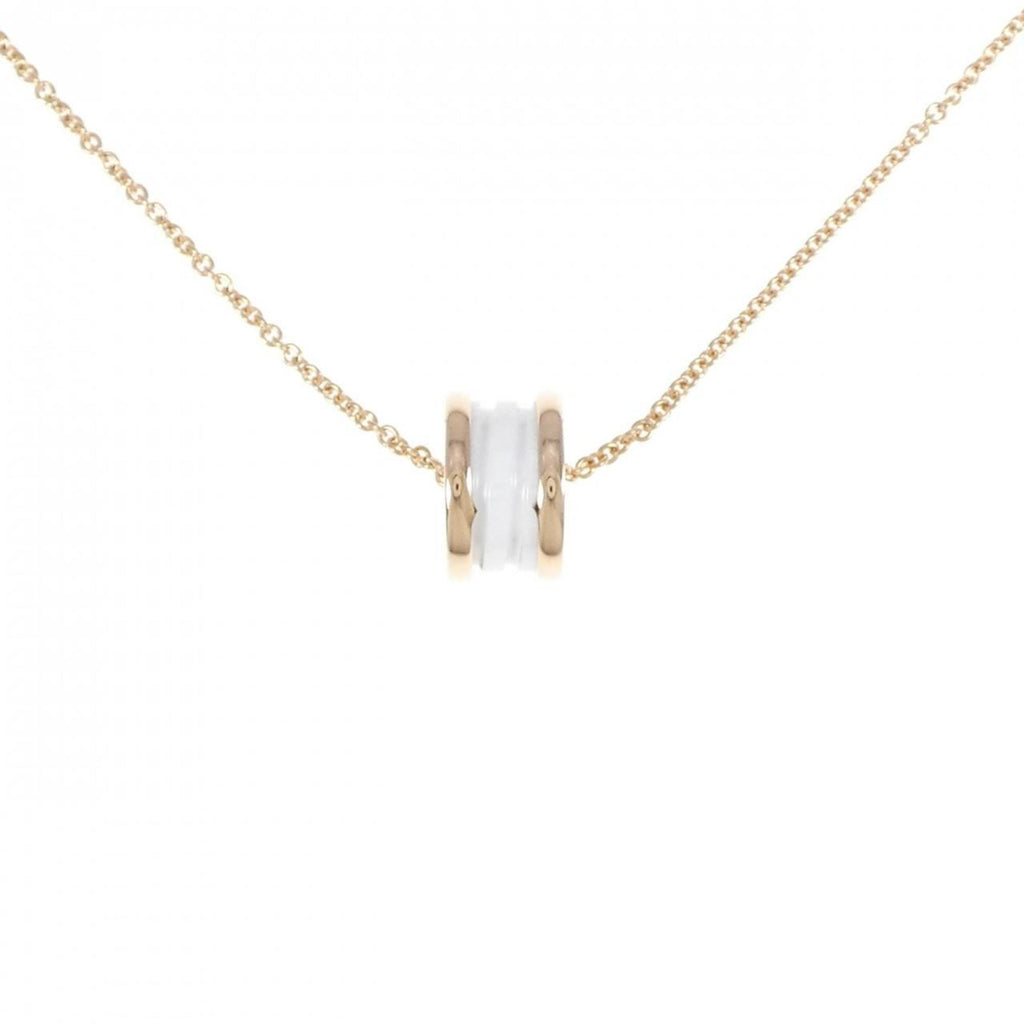 B.Zero1 Pendant Necklace Ceramic and 18K Rose Gold