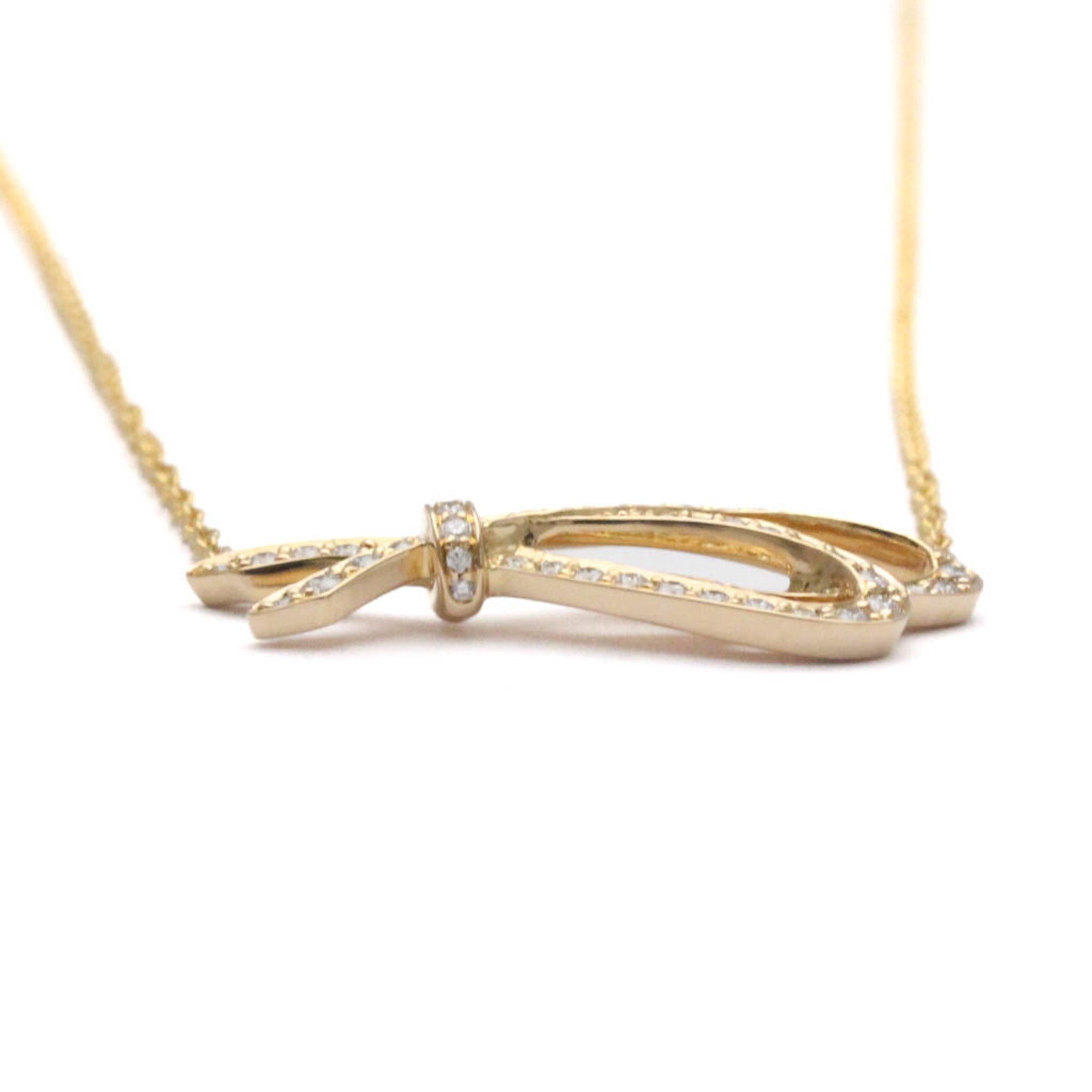 Pendant Necklace 18K Rose Gold with Diamond