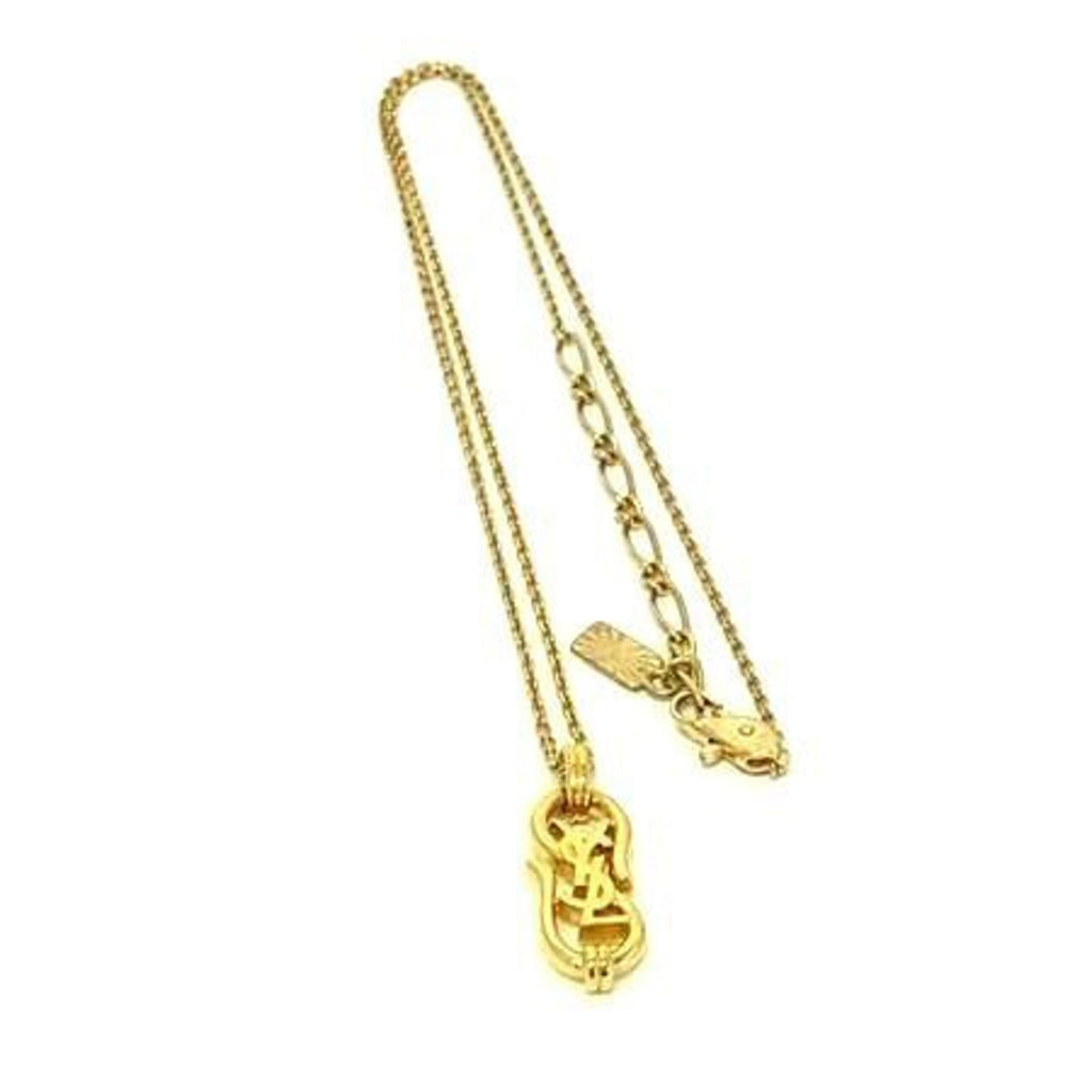 Pendant Necklace Gold Metal