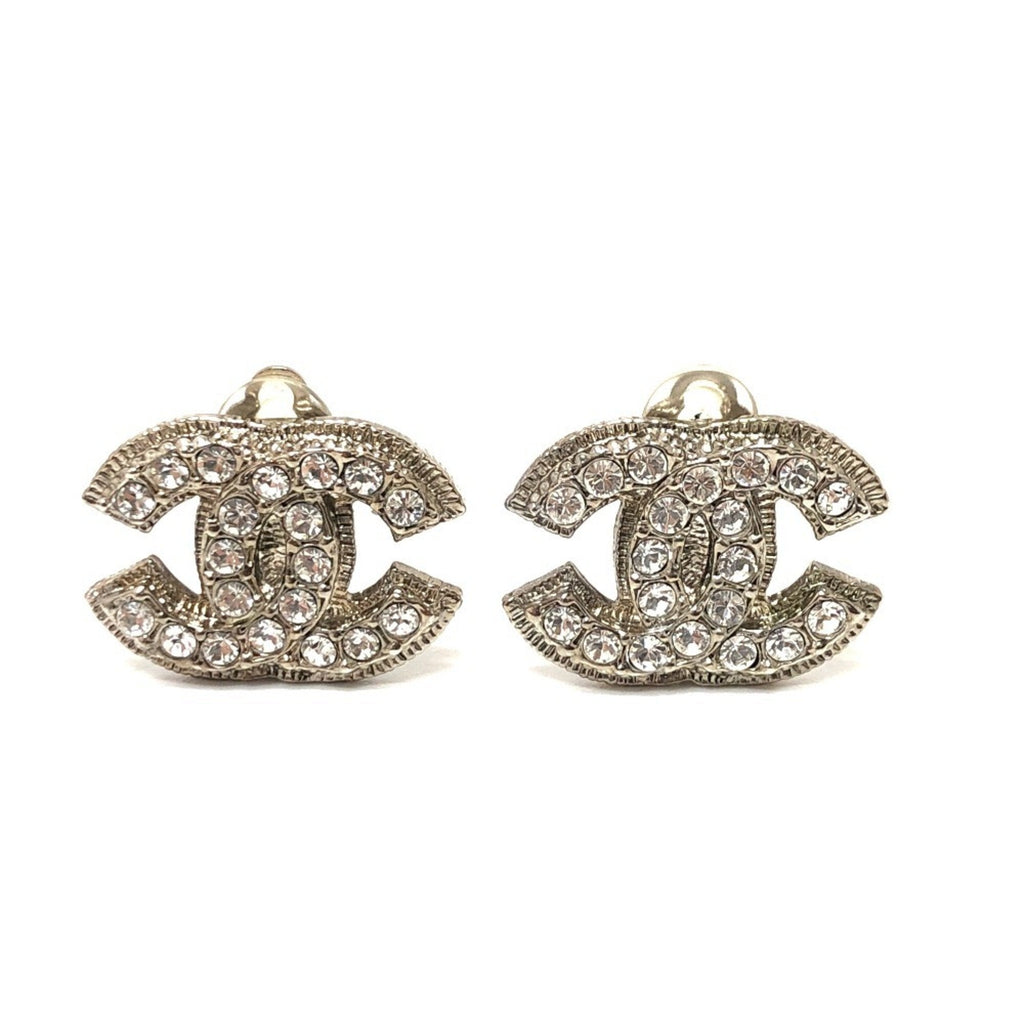 CC Logo Clip-On Earrings Metal