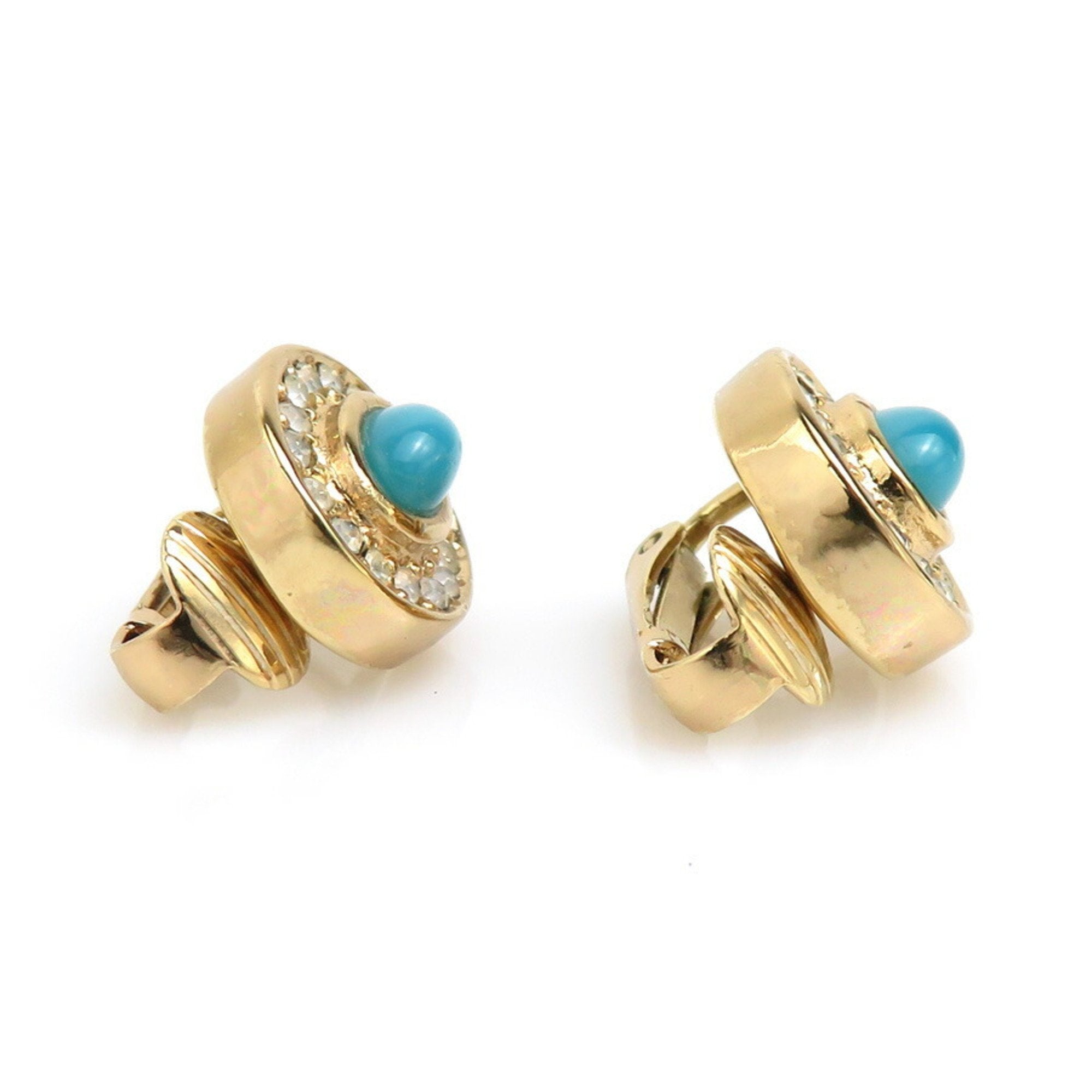 Earrings Gold-Tone Metal
