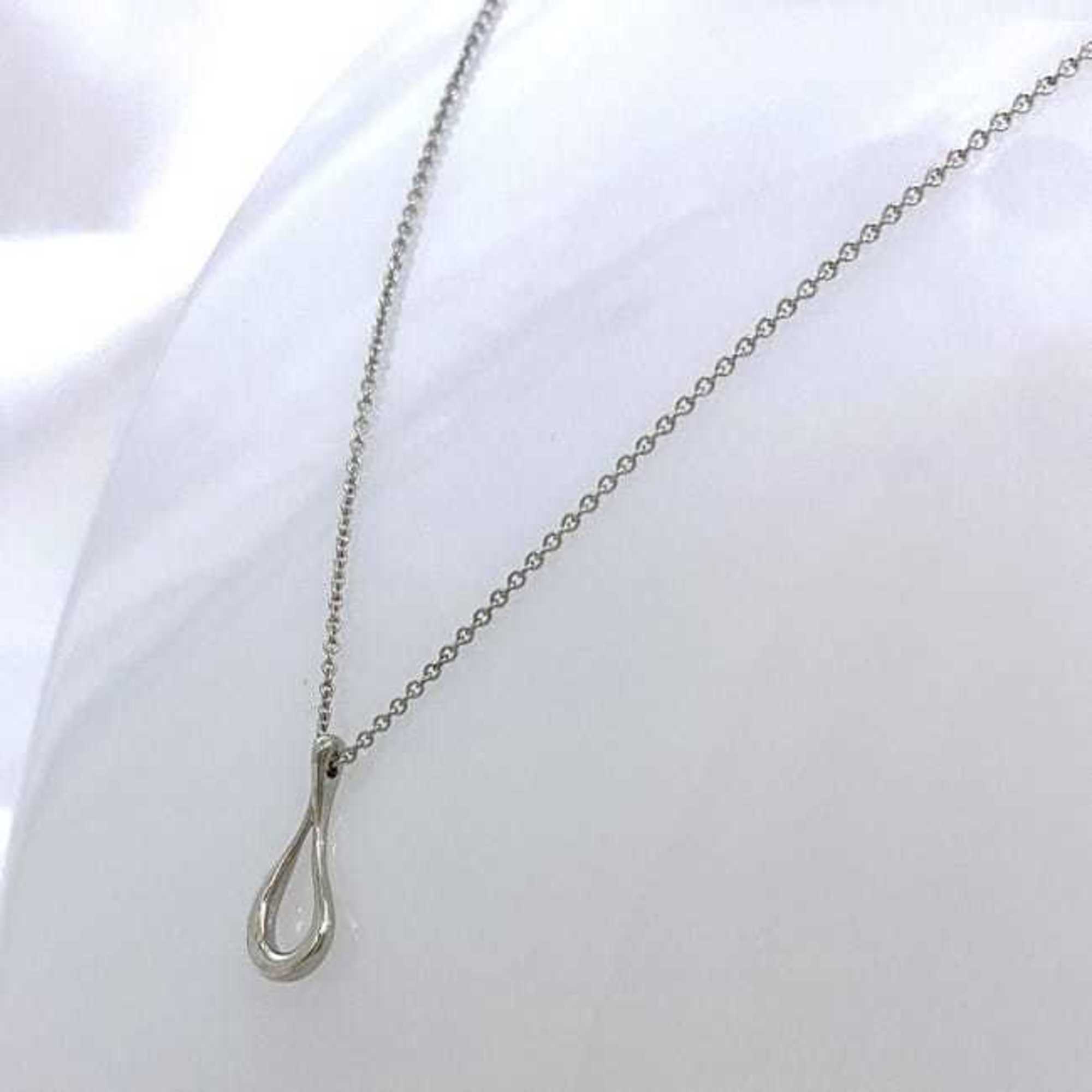 Elsa Peretti Pendant Necklace Sterling Silver 17mm