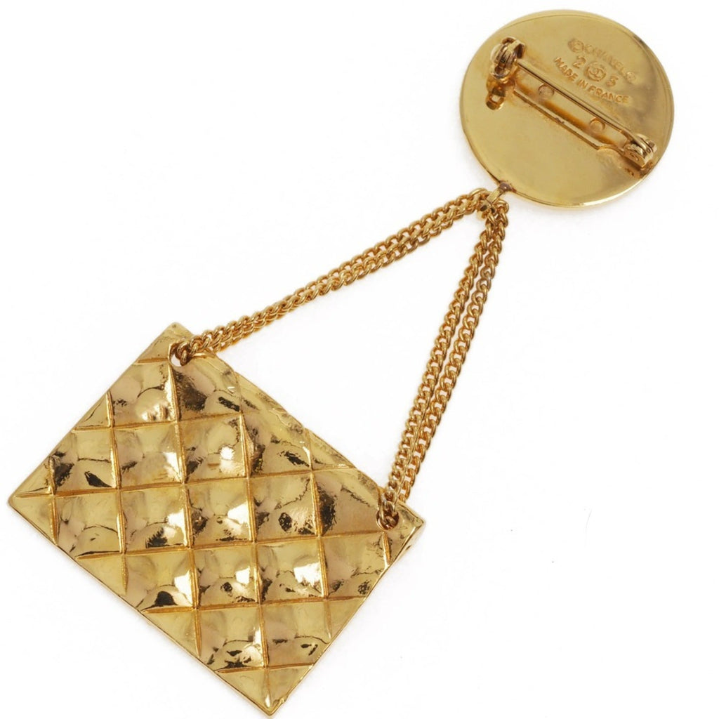 CC Logo Brooch Metal