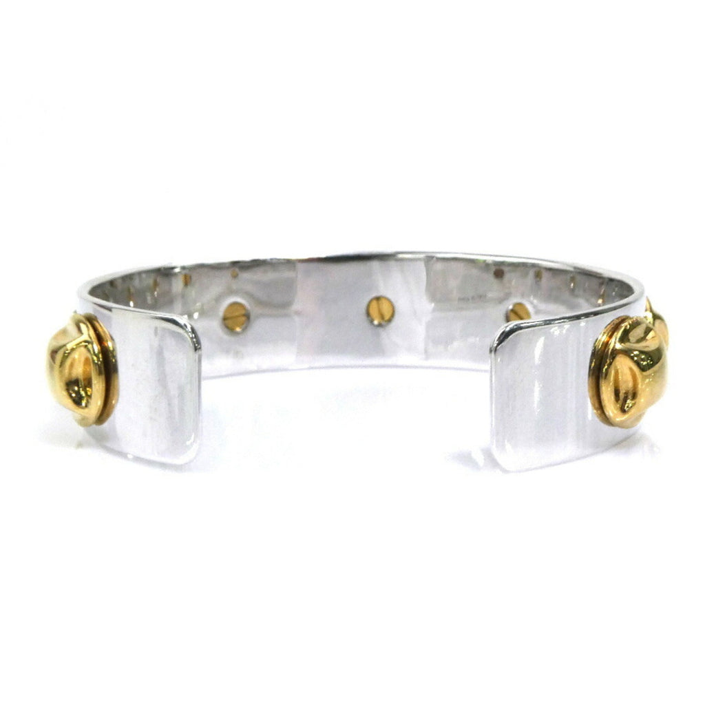 Bangle Gold and Silver Metal Bracelet