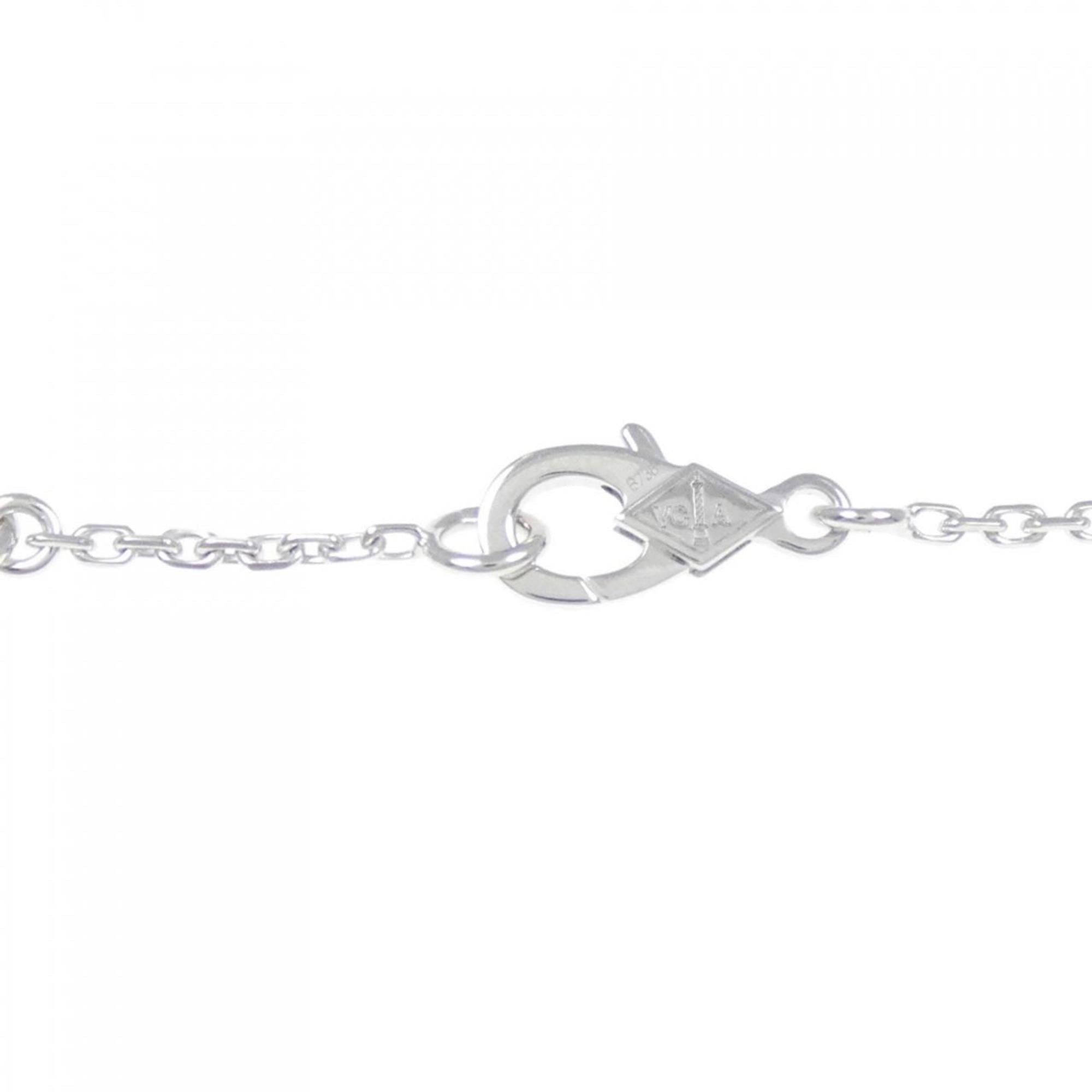 Lotus Mini Bracelet 18K White Gold with Diamond