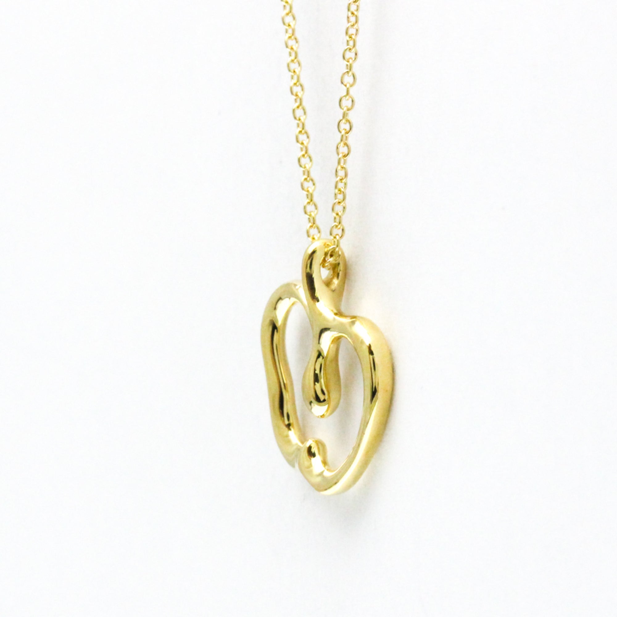 Apple Pendant Necklace 18K Yellow Gold