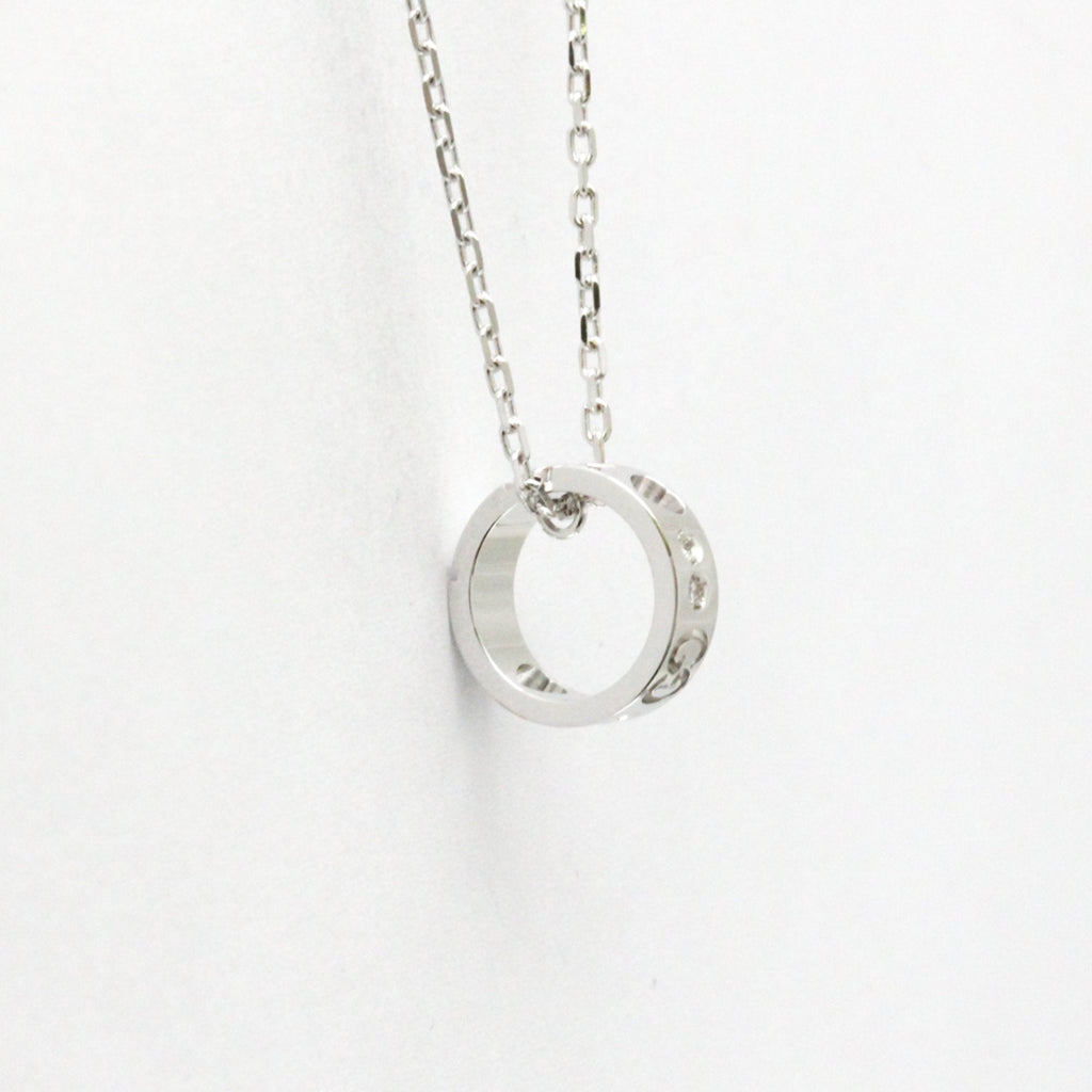 Pendant Necklace 18K White Gold with Diamond