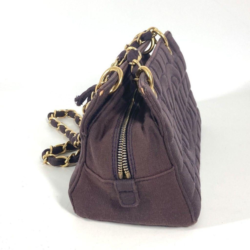 Chocolate Bar Chain Tote Quilted Jersey Large