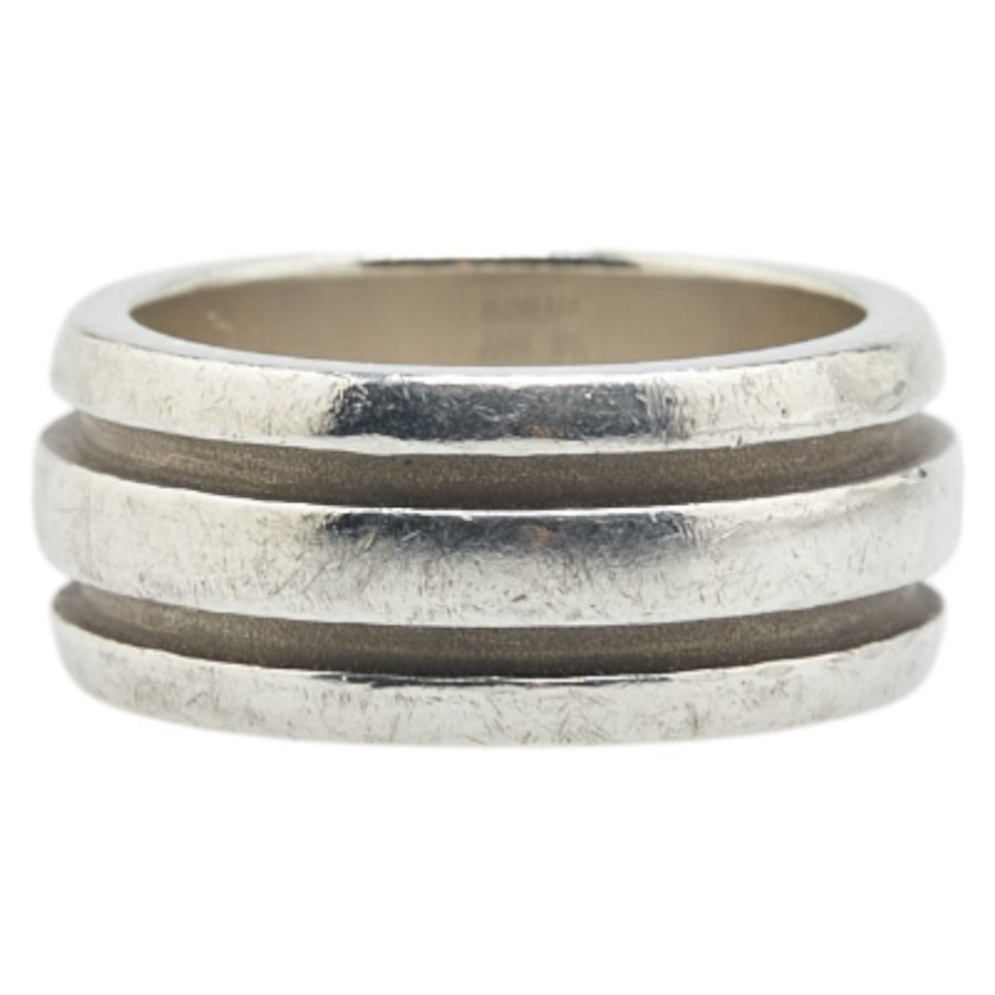 Grooved Band Ring Sterling Silver