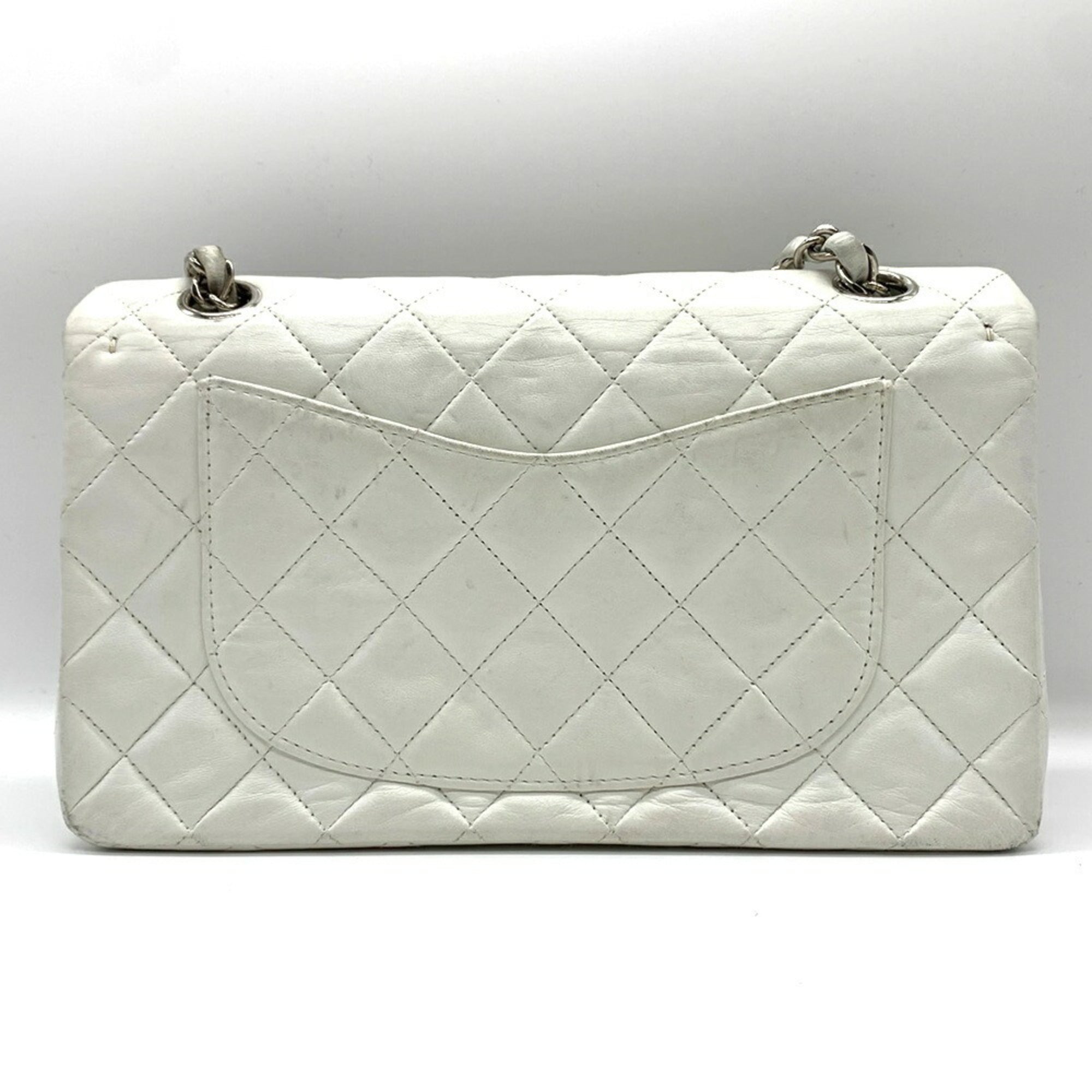 Vintage Classic Double Flap Bag Quilted Lambskin Small