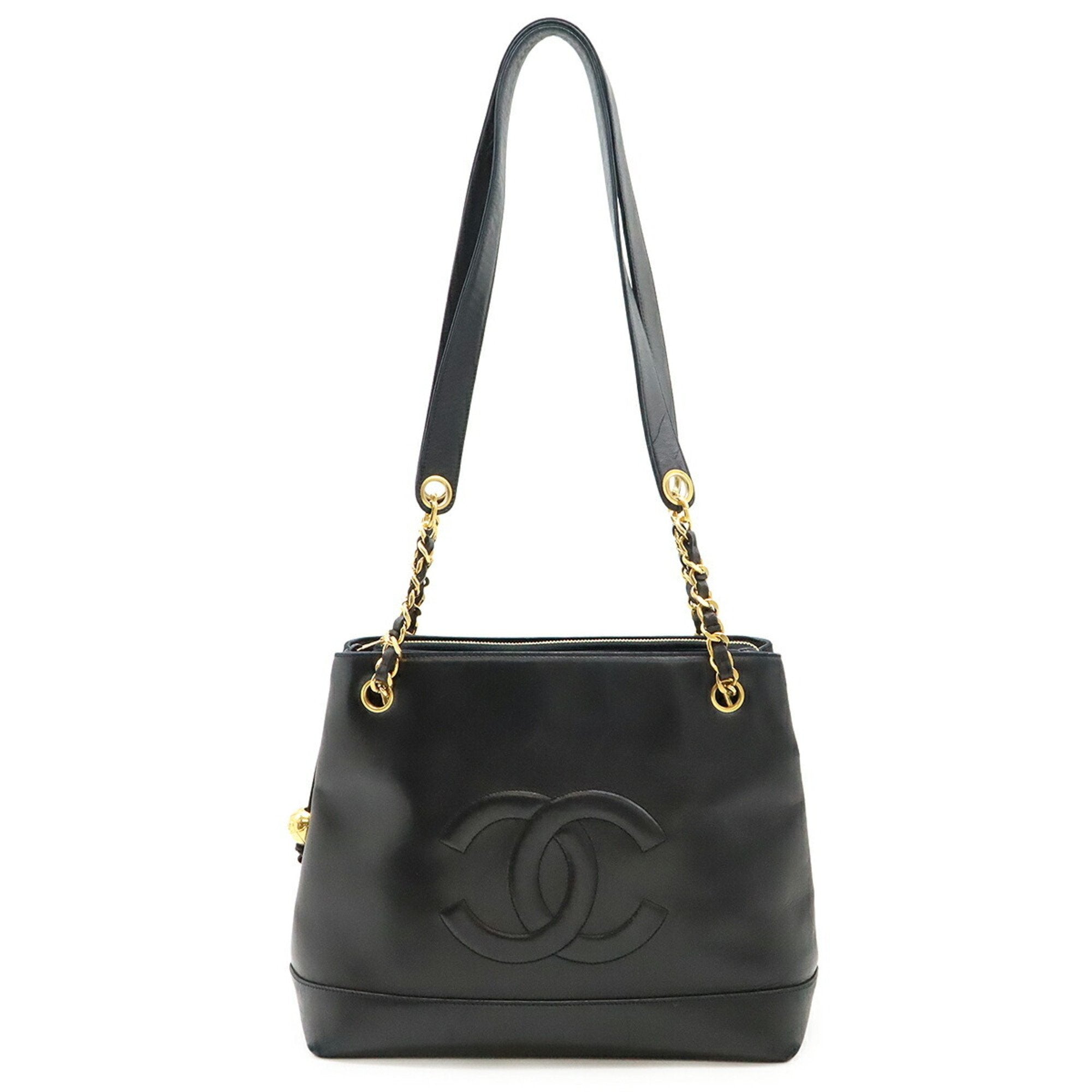 Vintage Timeless Chain Shoulder Bag Lambskin Medium