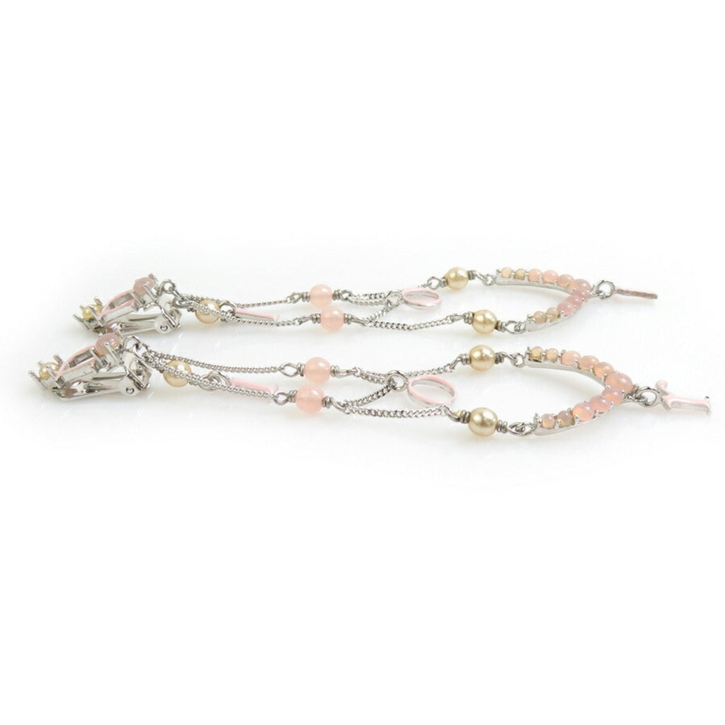 Earrings Silver-Tone Metal