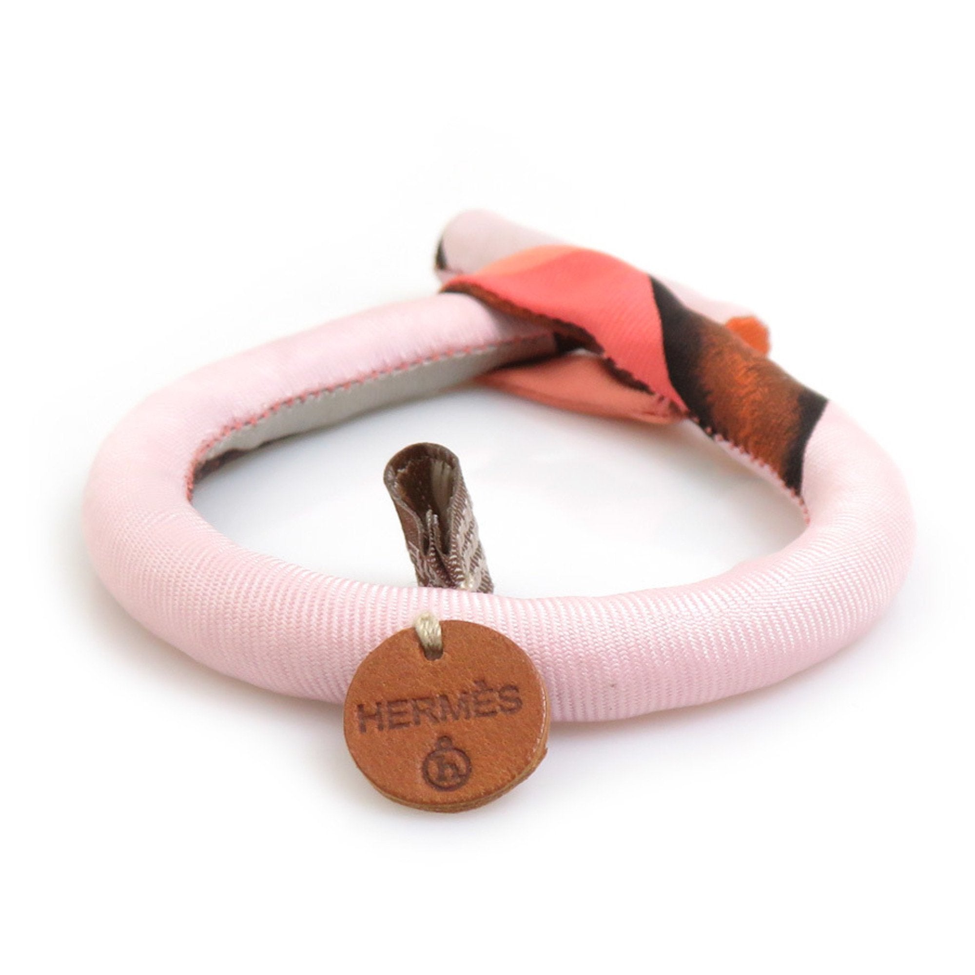Petit H Bracelet Silk Multi Color Pink