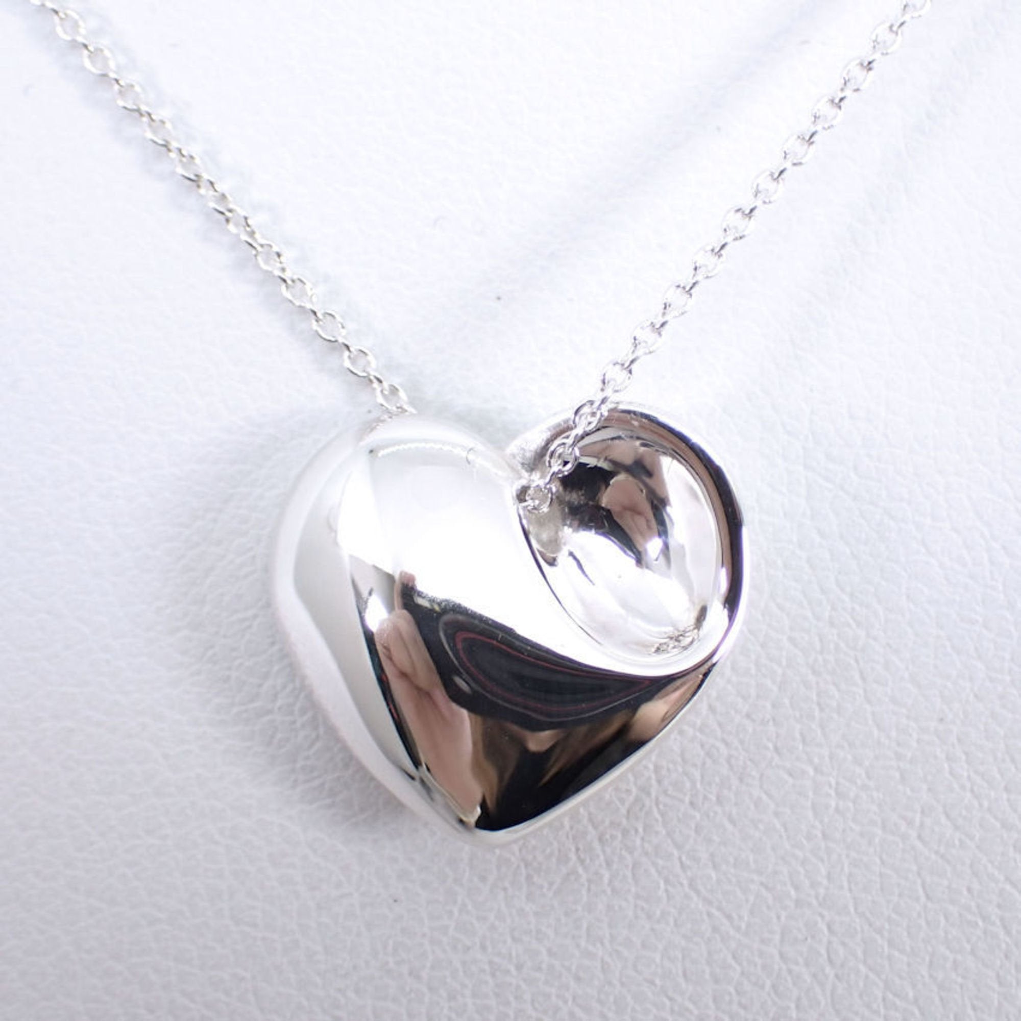 Heart Pendant Necklace Sterling Silver
