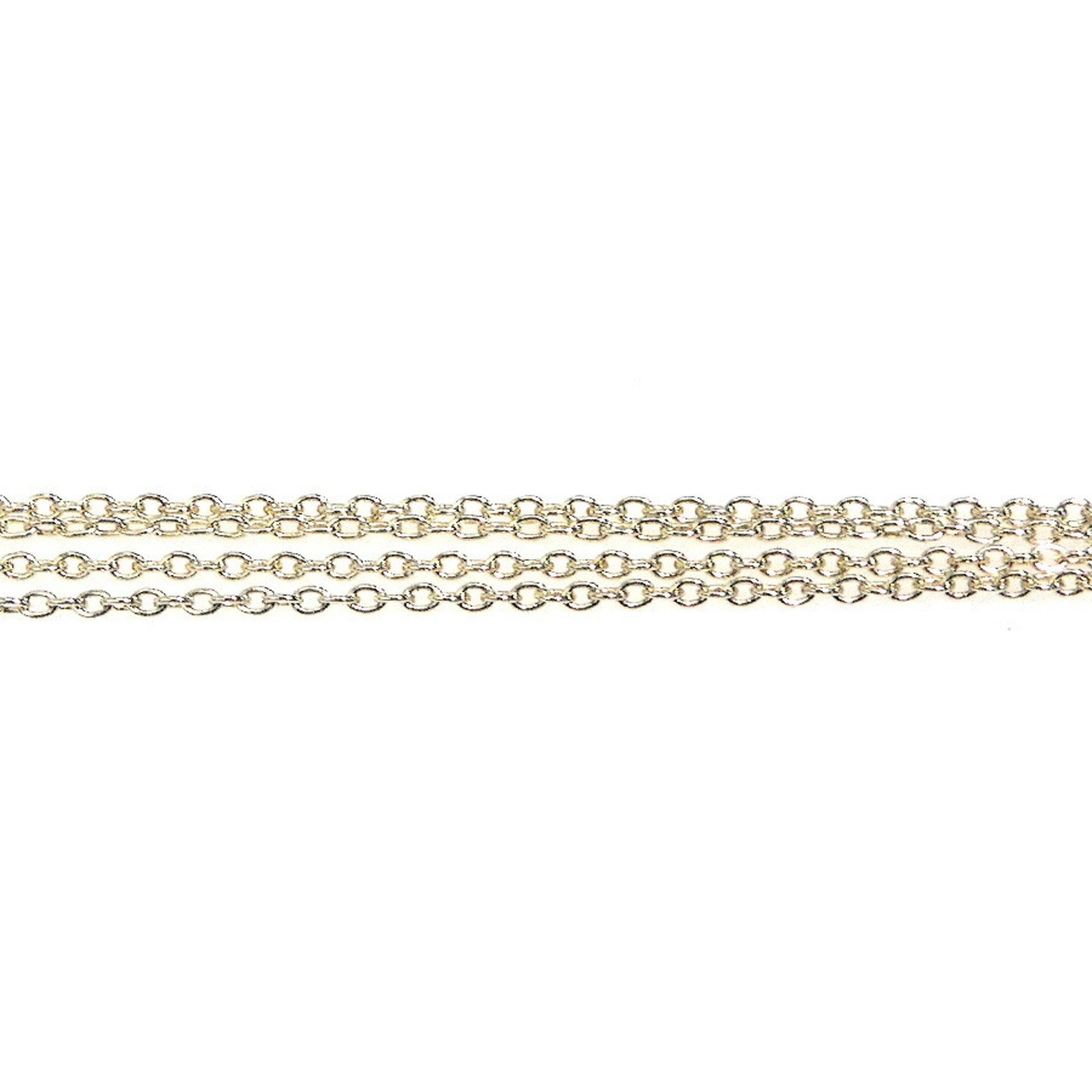 Apple Motif Pendant Necklace Sterling Silver