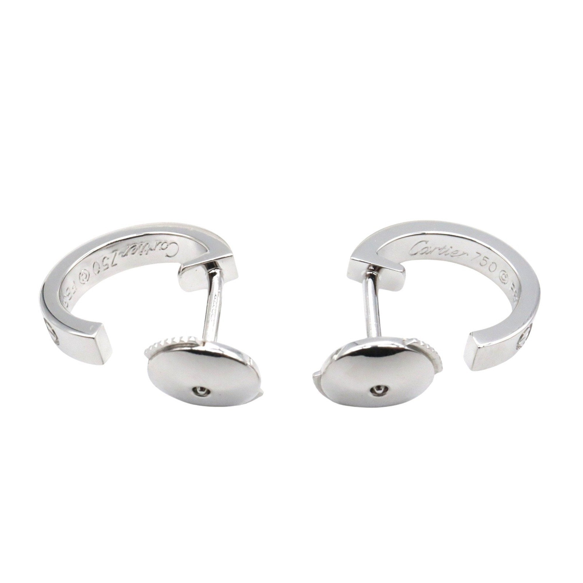 Love Earrings 18K White Gold Small 18K White Gold