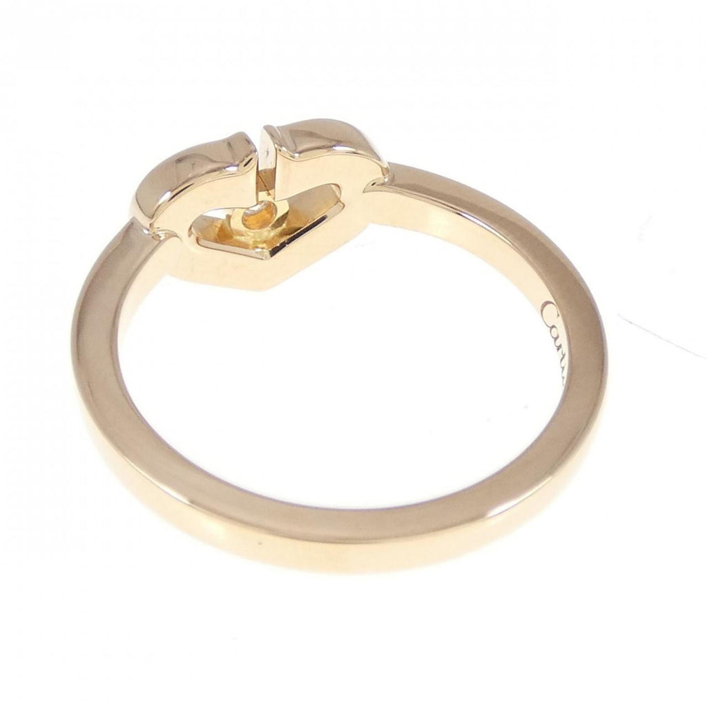 C Heart Ring 18K Rose Gold