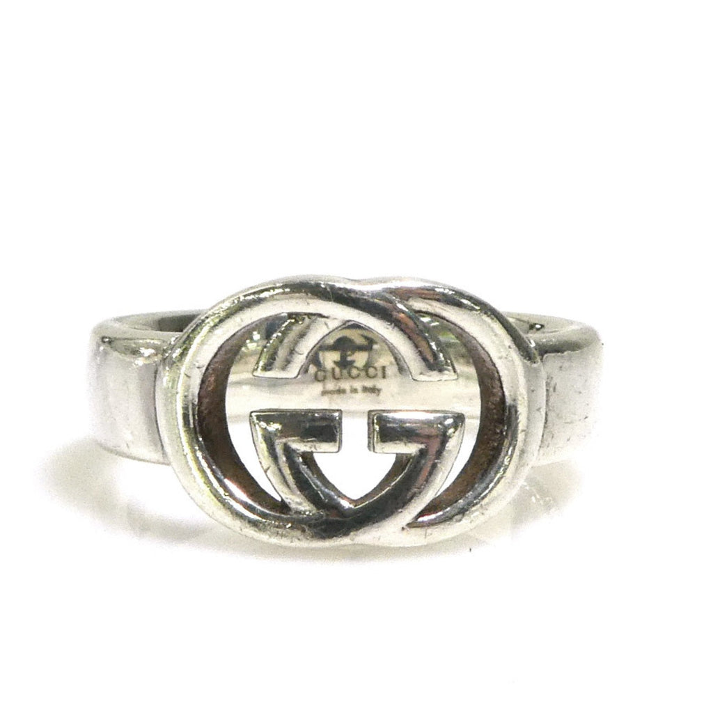 Interlocking G Ring Sterling Silver