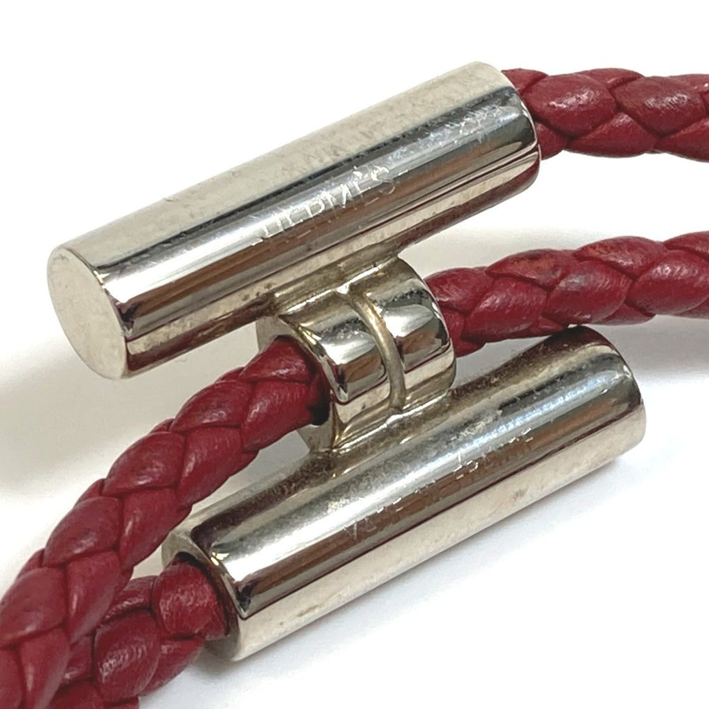 Bracelet Leather Red Brown