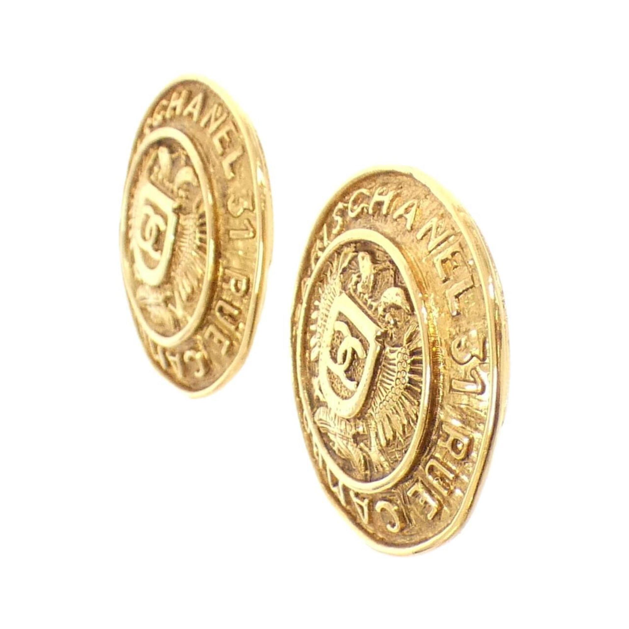 Earrings Gold-Tone Metal