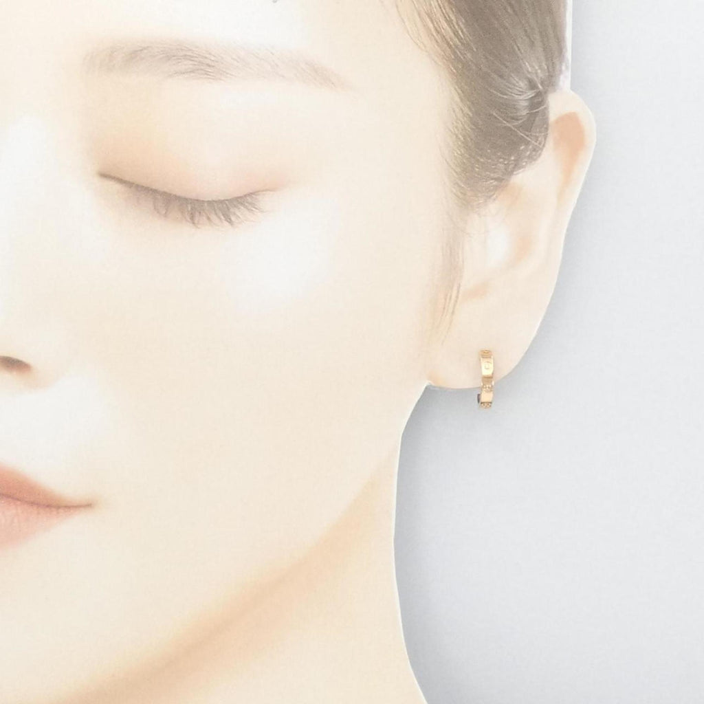 Love Mini Half Hoop Earrings 18K Rose Gold 18K Rose Gold