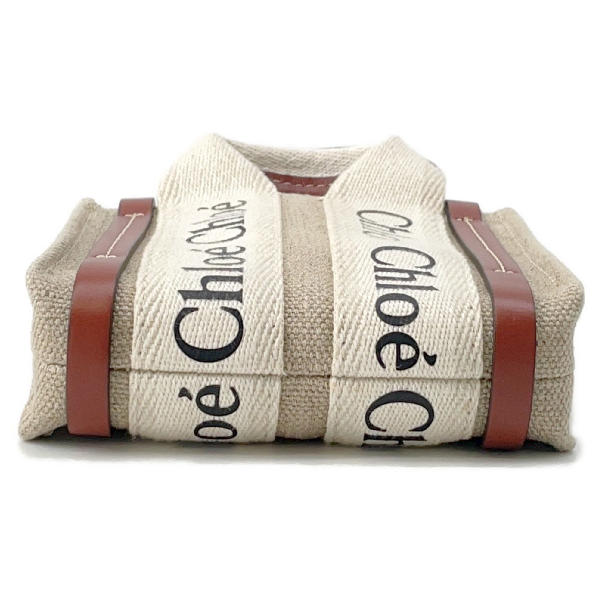 Woody Convertible Tote Canvas with Leather Small