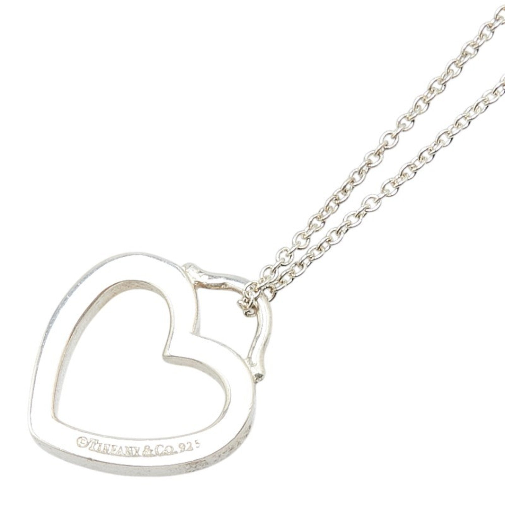 Sentimental Heart Pendant Necklace Sterling Silver