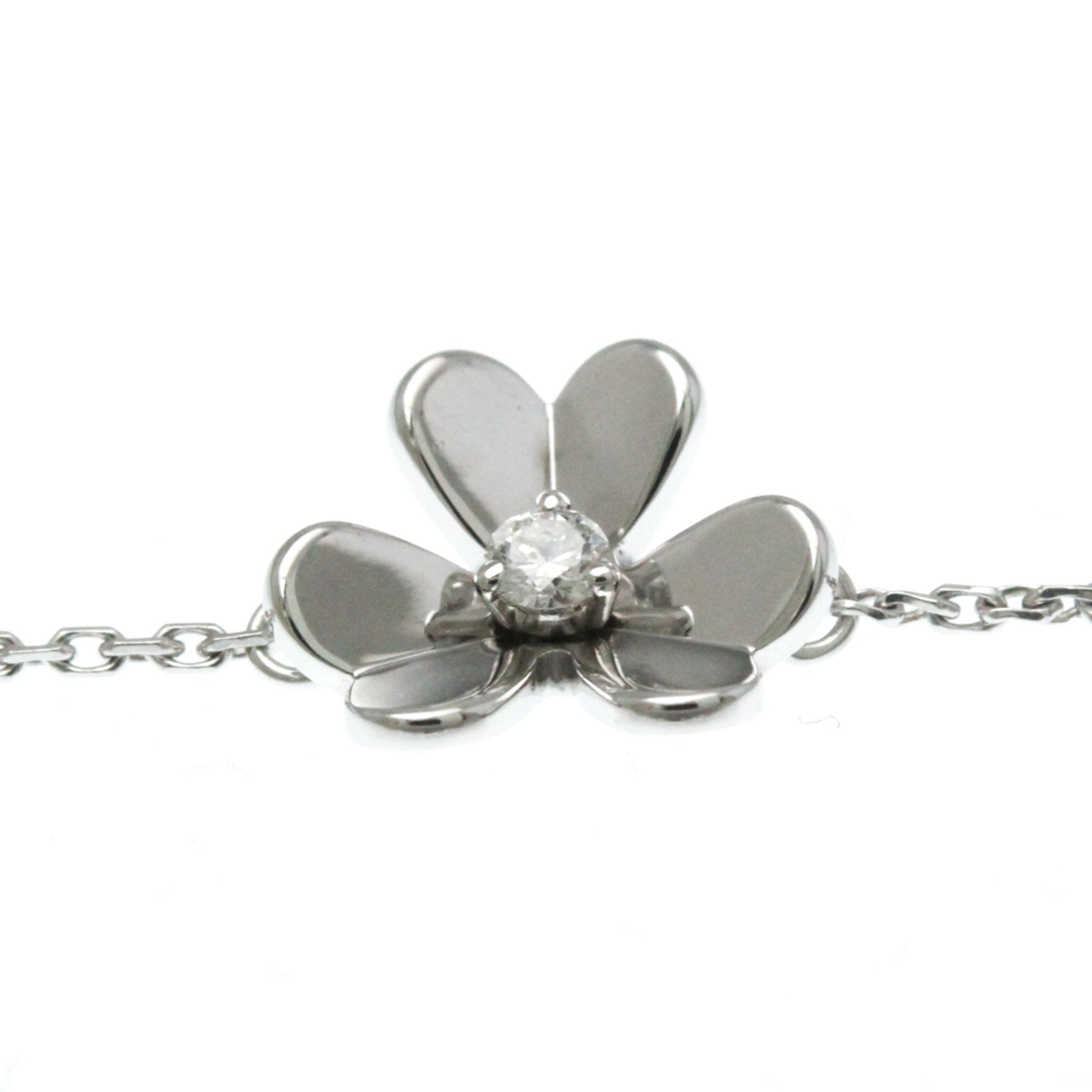Bracelet 18K White Gold Mini with Diamond